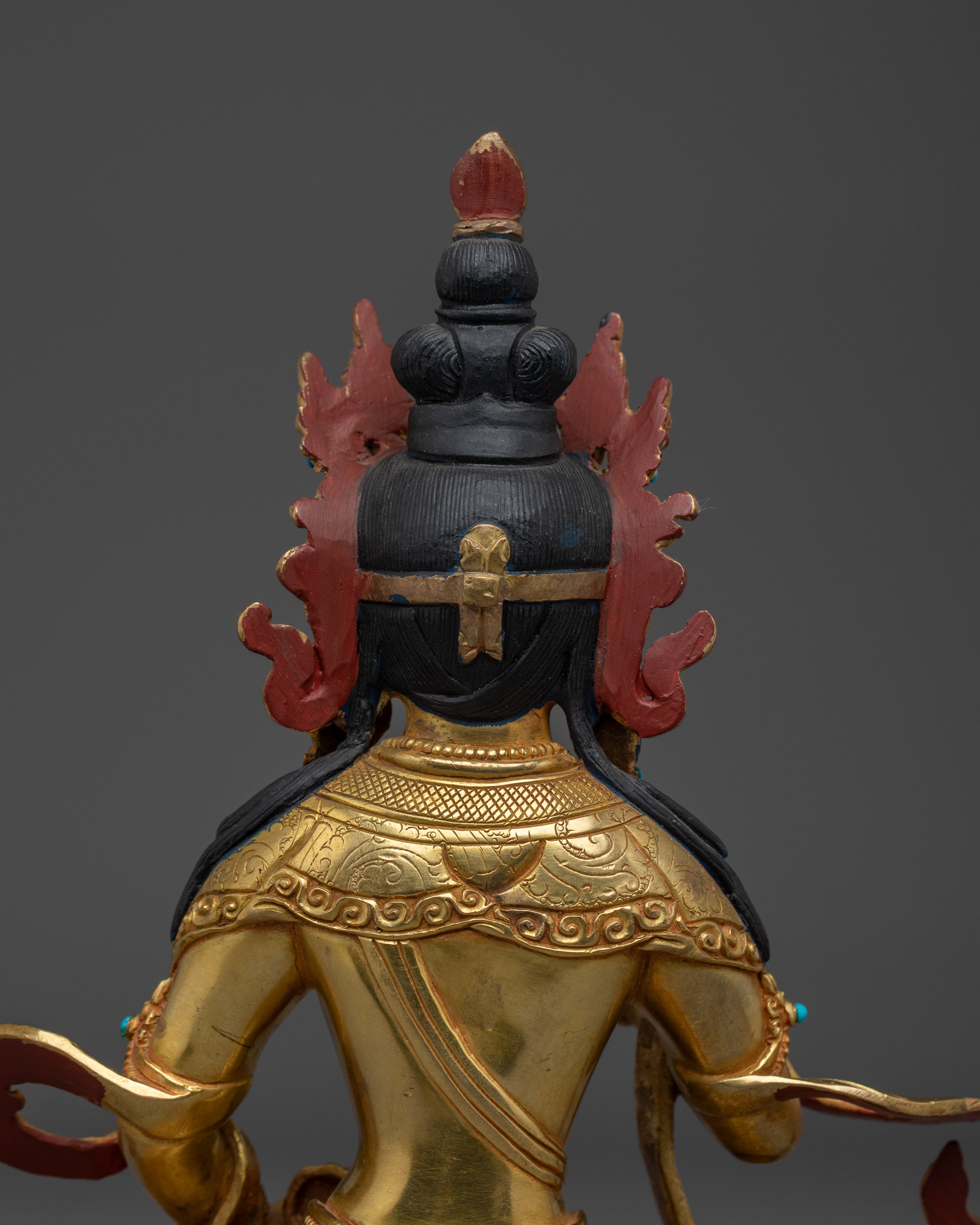 Golden Dorje Sempa Statue | Vajrasattva - Embodiment of Purity