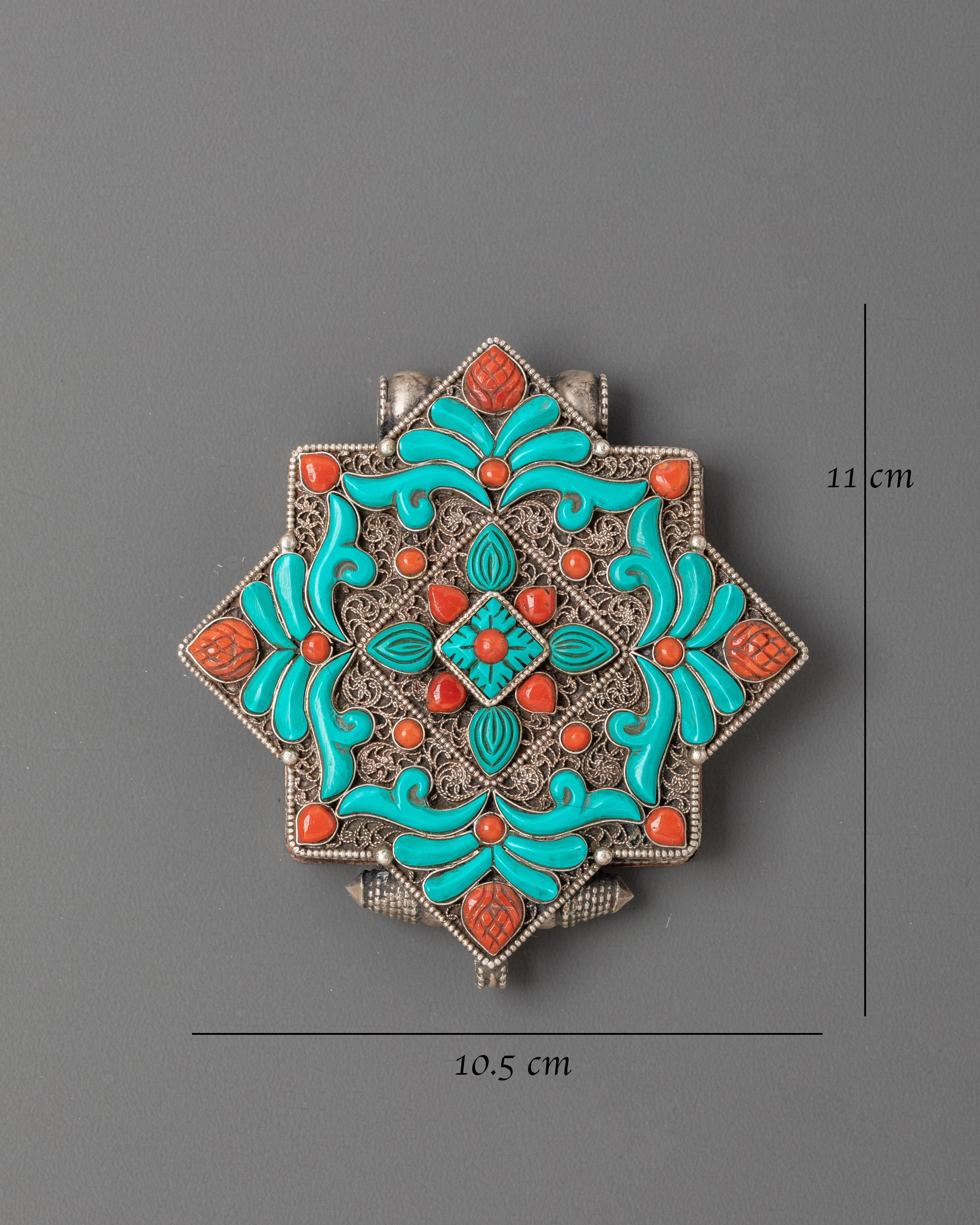 Authentic Tibetan Ghau Box Locket | Buddhist Relic Pendant for Devotion