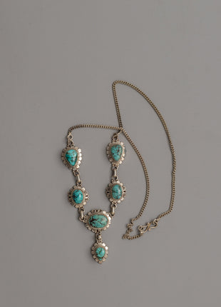 Turquoise Silver Necklace | Red Coral Gemstone Pendant Necklace