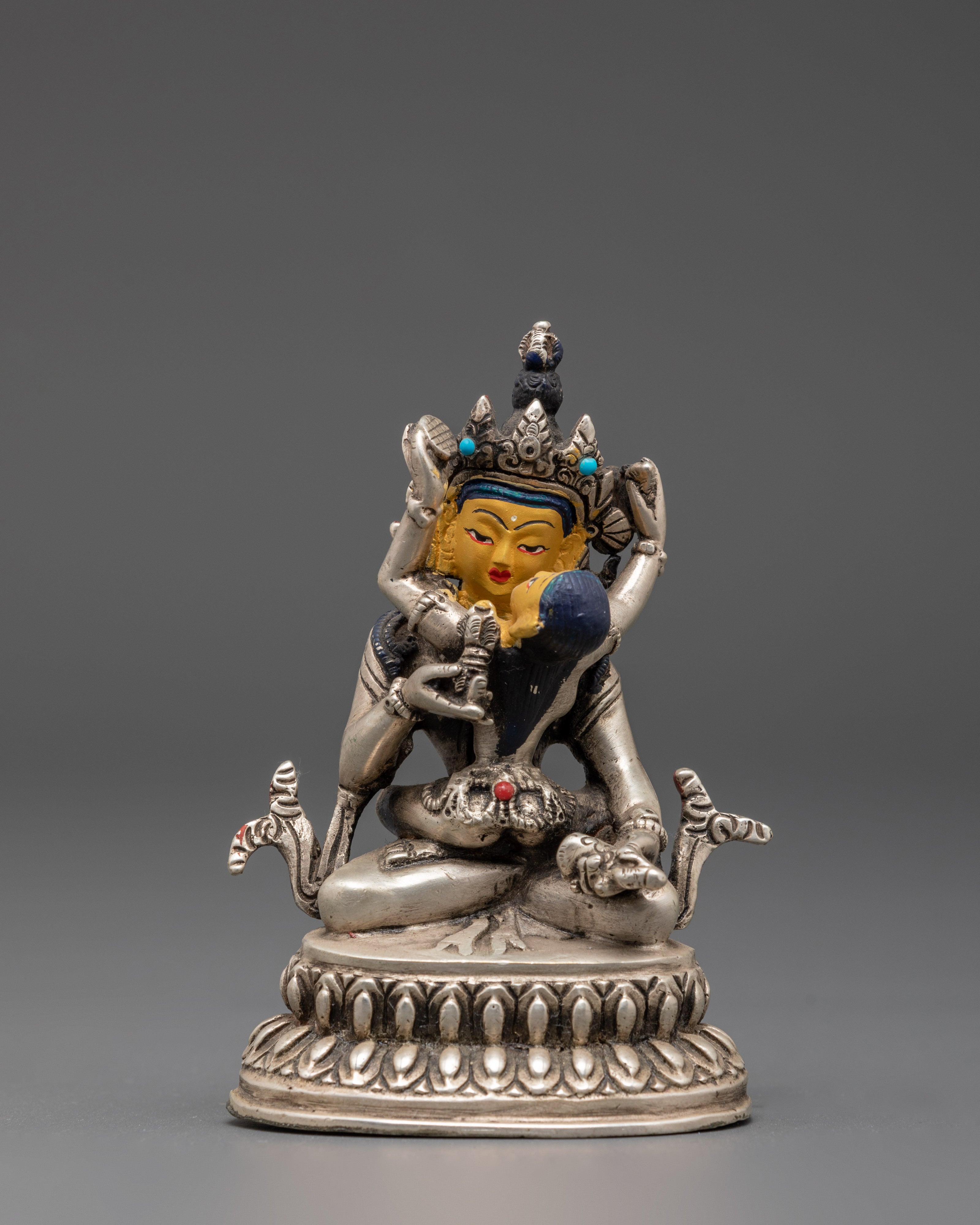 Sacred Vajrasattva with Consort | The Divine Union of Wisdom