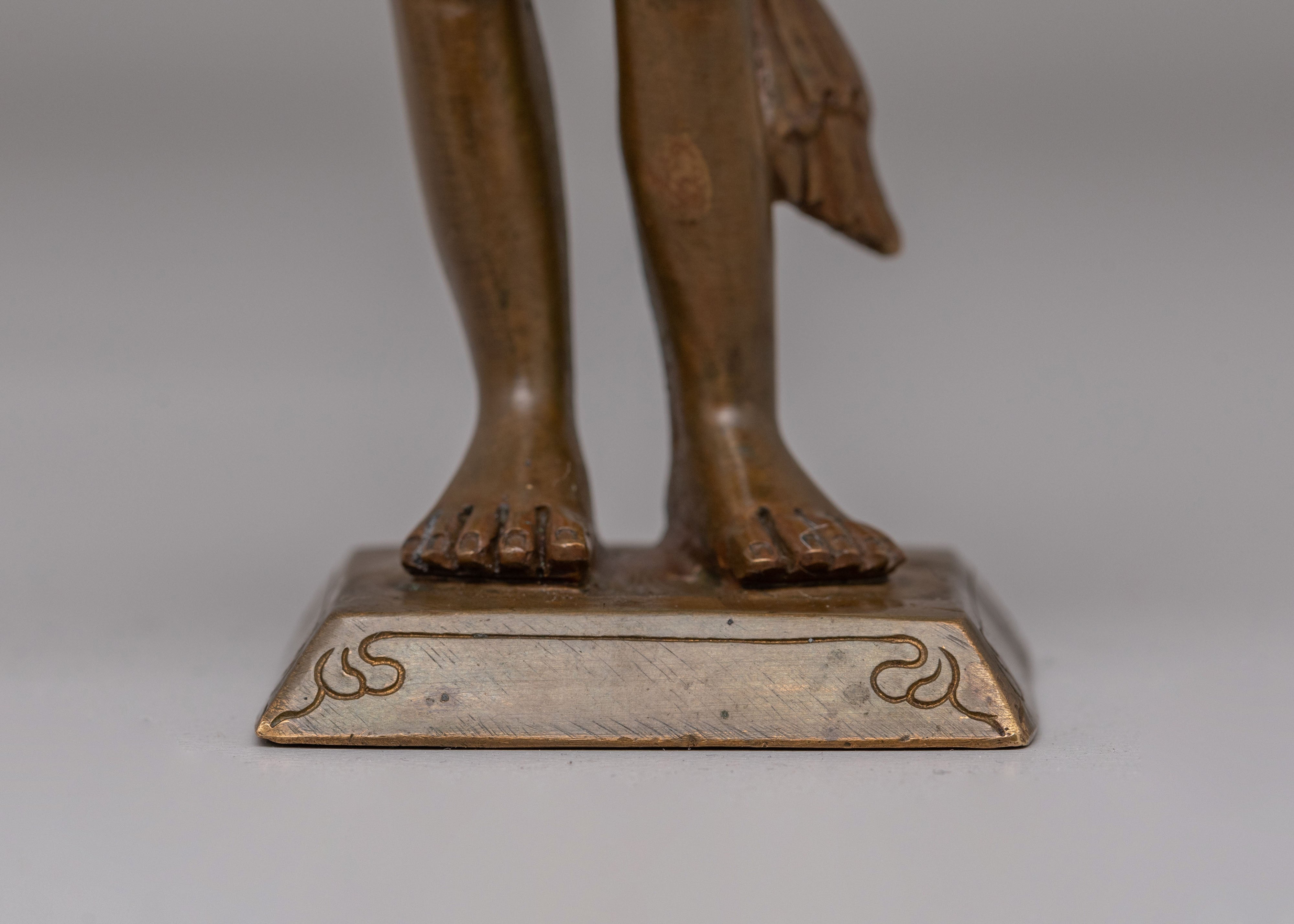 Bodhisattva Deity Lokeshwor Statue | Traditional Buddhist Art