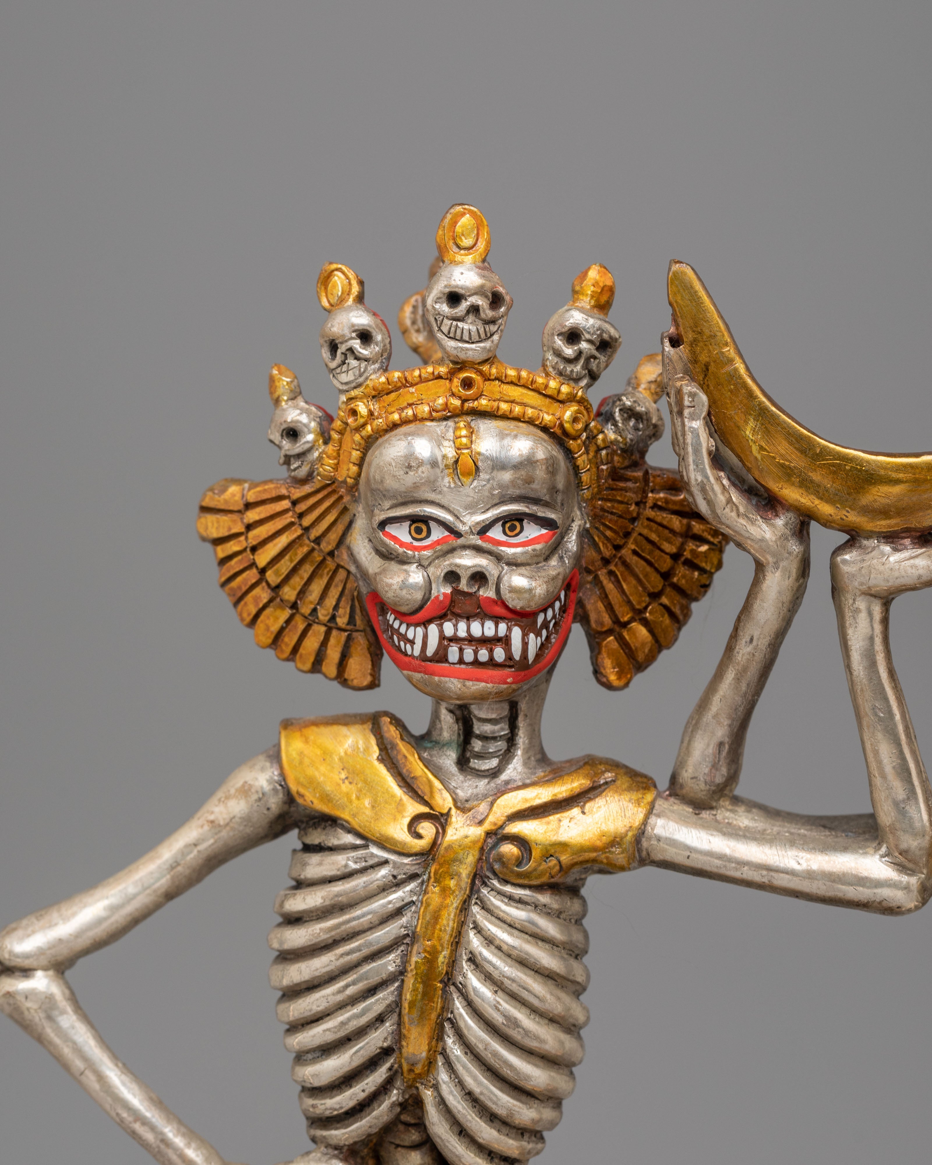 Himalayan Chitipati Sculpture | Guardians of Impermanence and Transformation