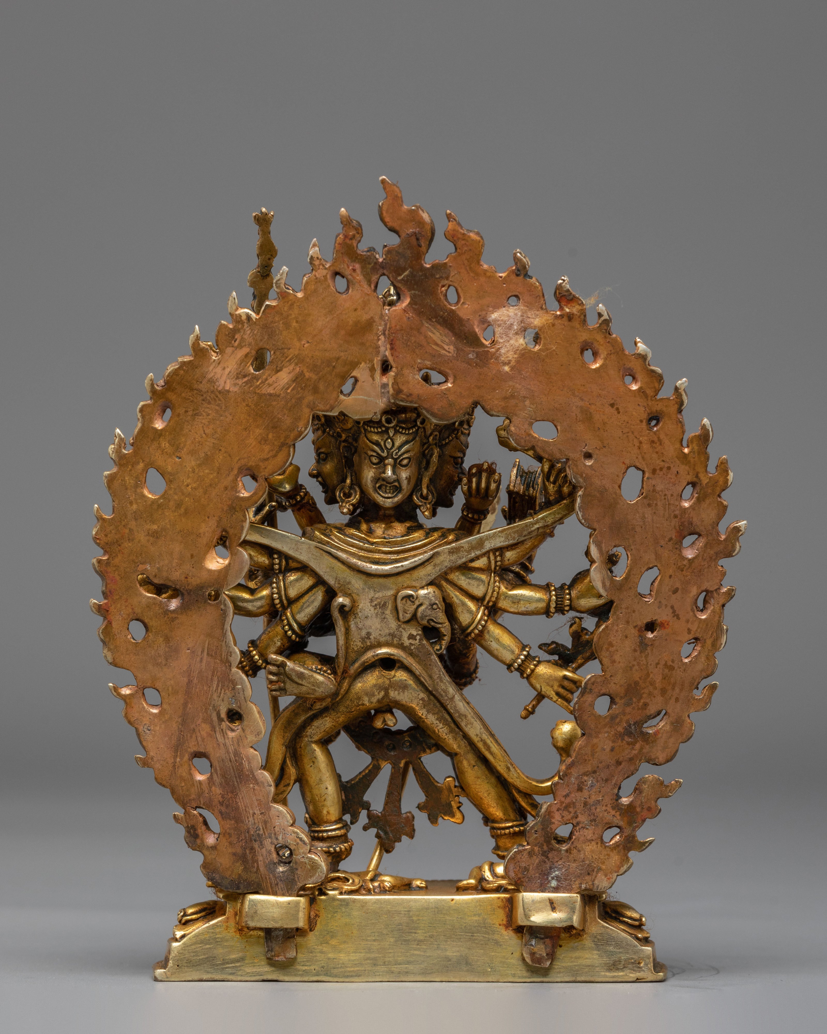 Statue of Tantric Deity Chakrasambhara | Handmade Buddhist Sculpture