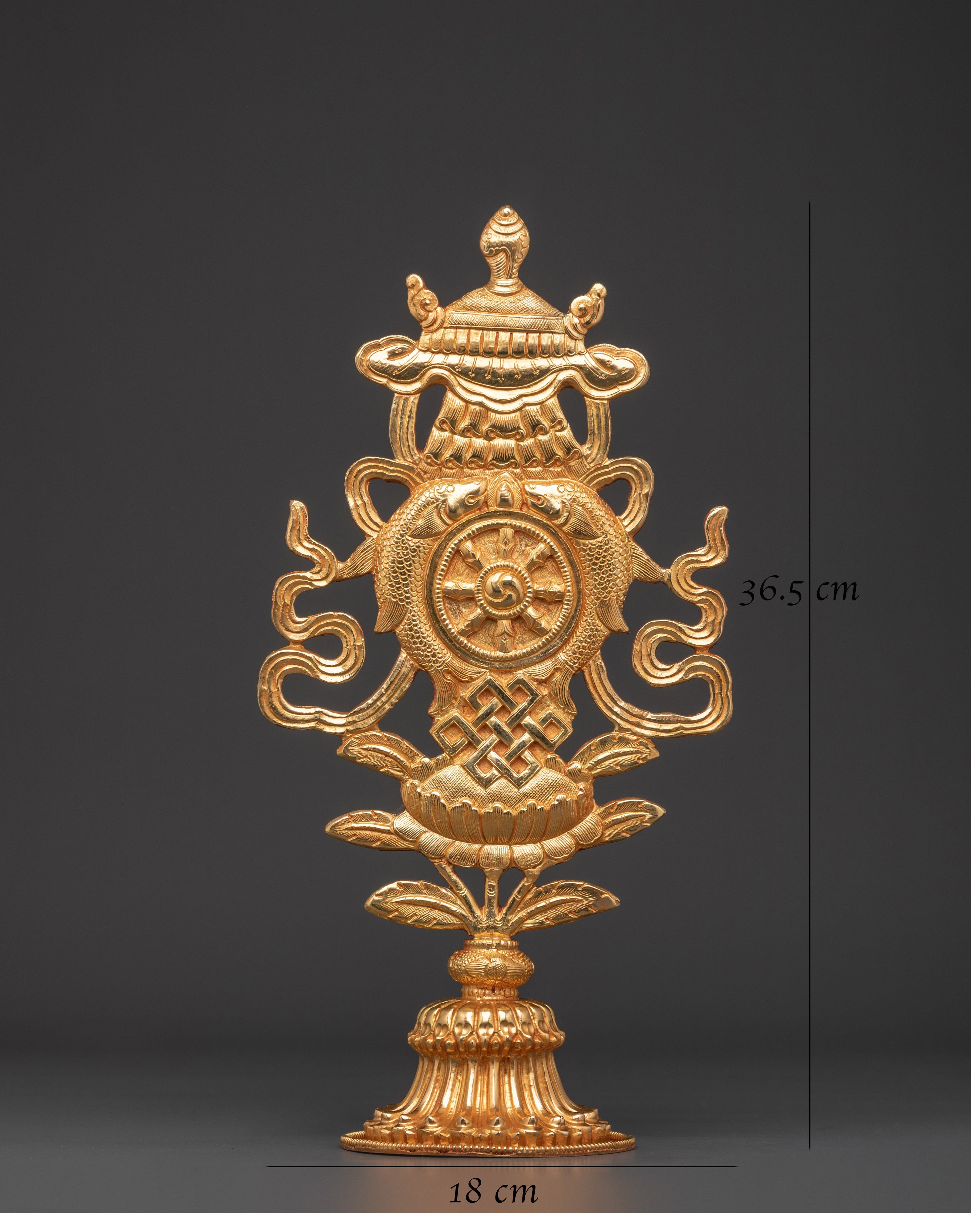 Auspicious Symbol Sacred Tibetan Decor | Symbol for Prosperity & Protection