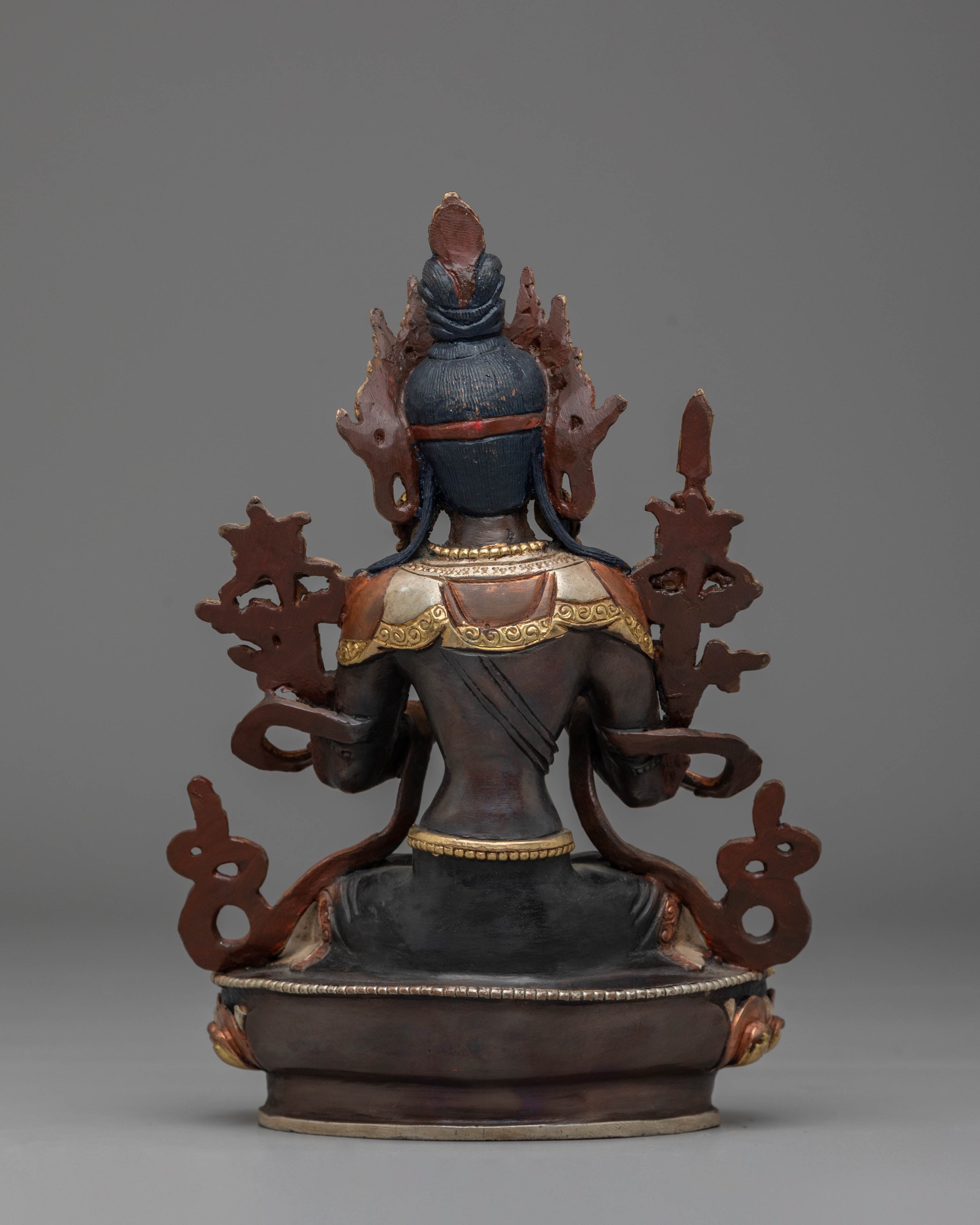 Tikshna Manjushri Statue : Bodhisattva of Power And Wisdom | Tibetan Art