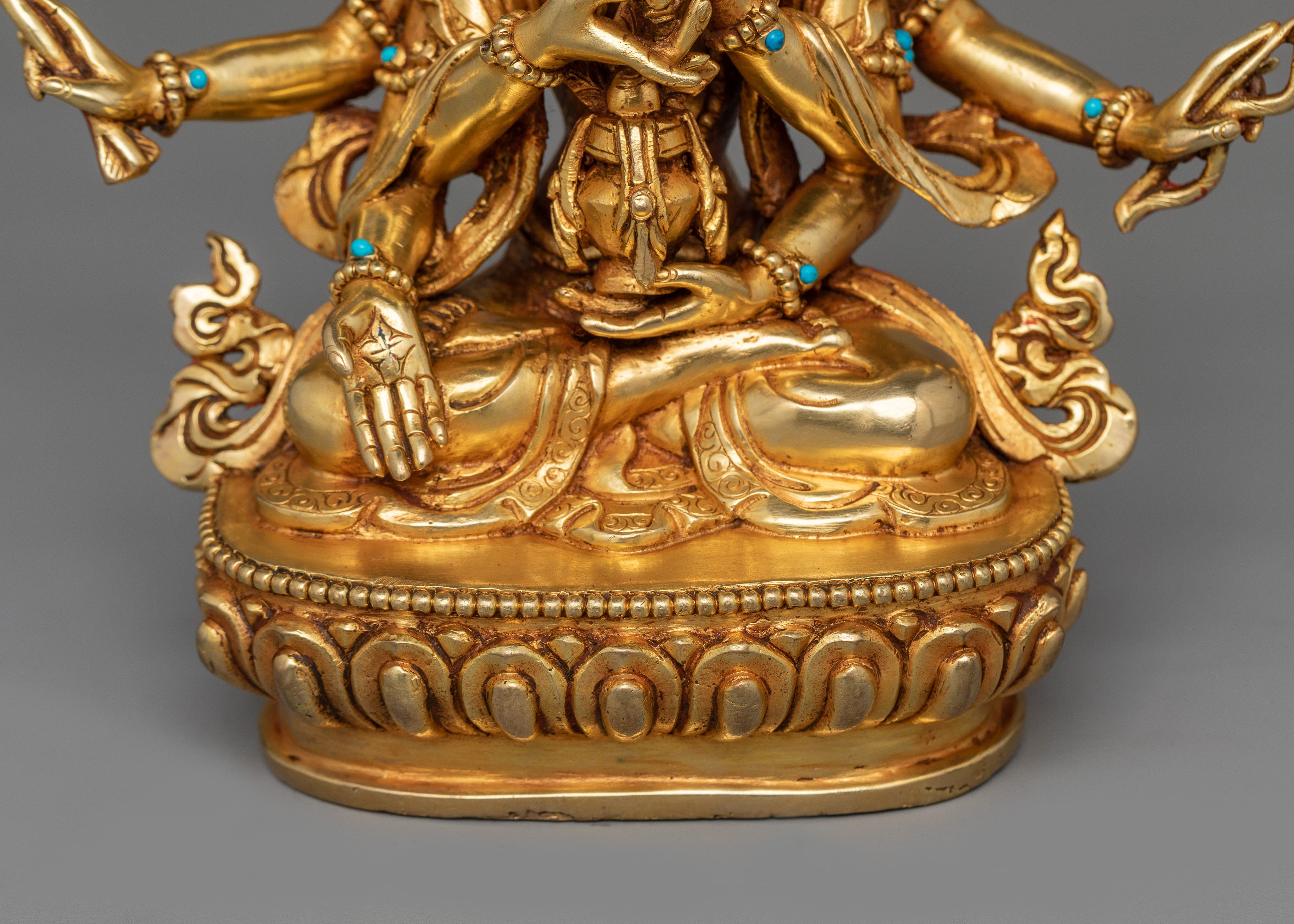 Tibetan Handmade Dakini Namgyalma for Shrine | Symbolizes Longevity and Spiritual Purity
