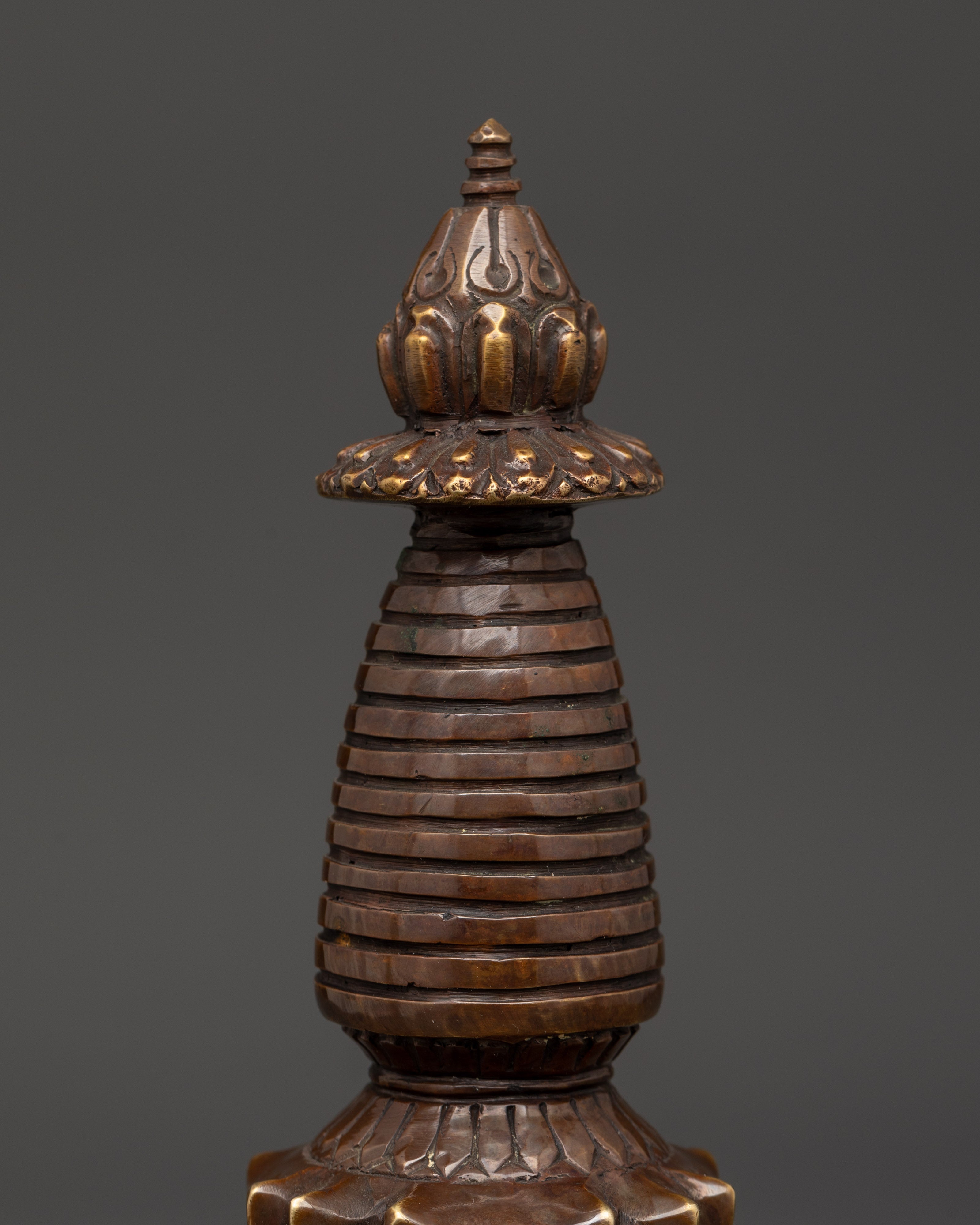 Copper Stupa for Altar | Altar and Meditation