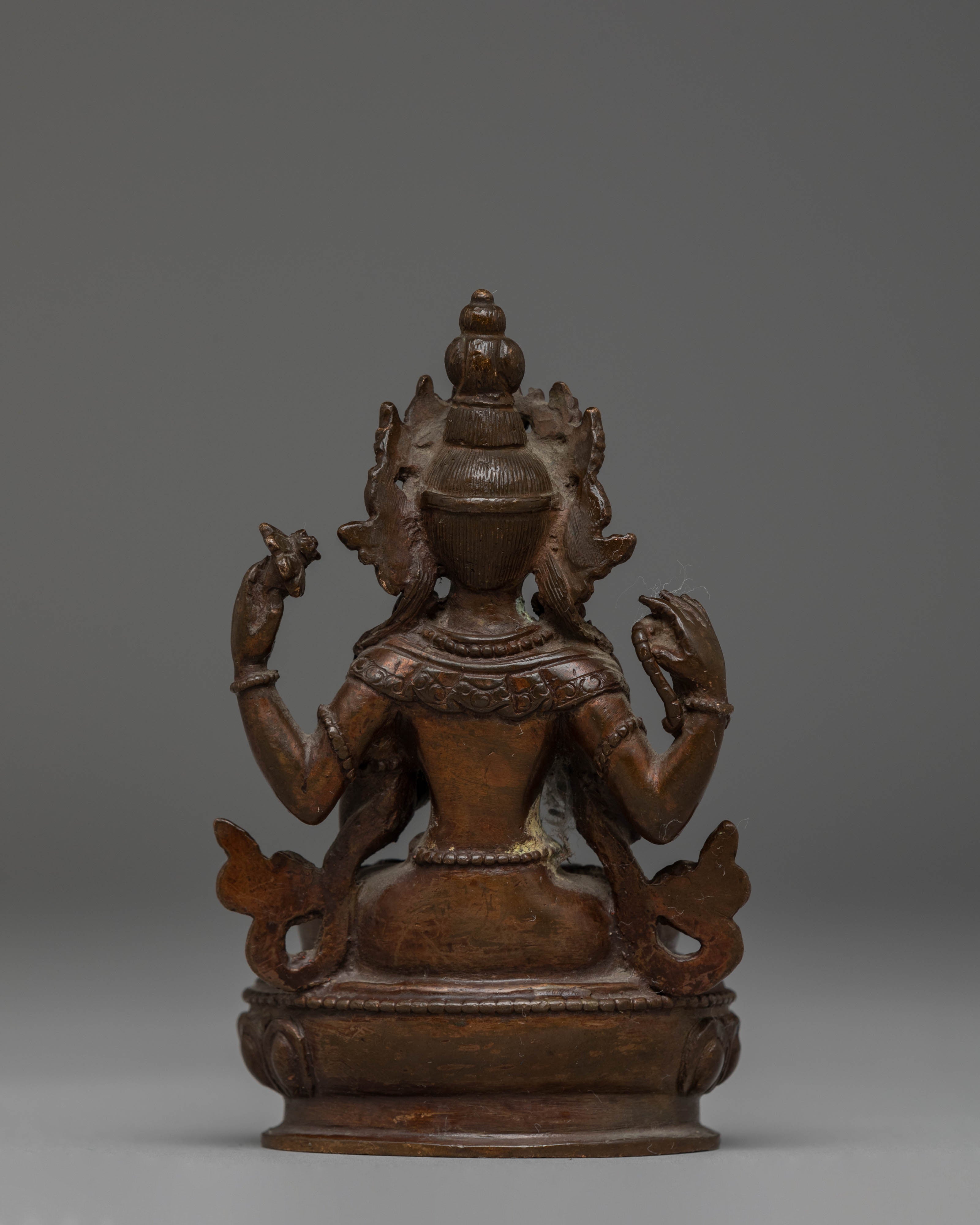 Sacred Statue of Bodhisattva Chenrezig | Buddhist Compassion Art