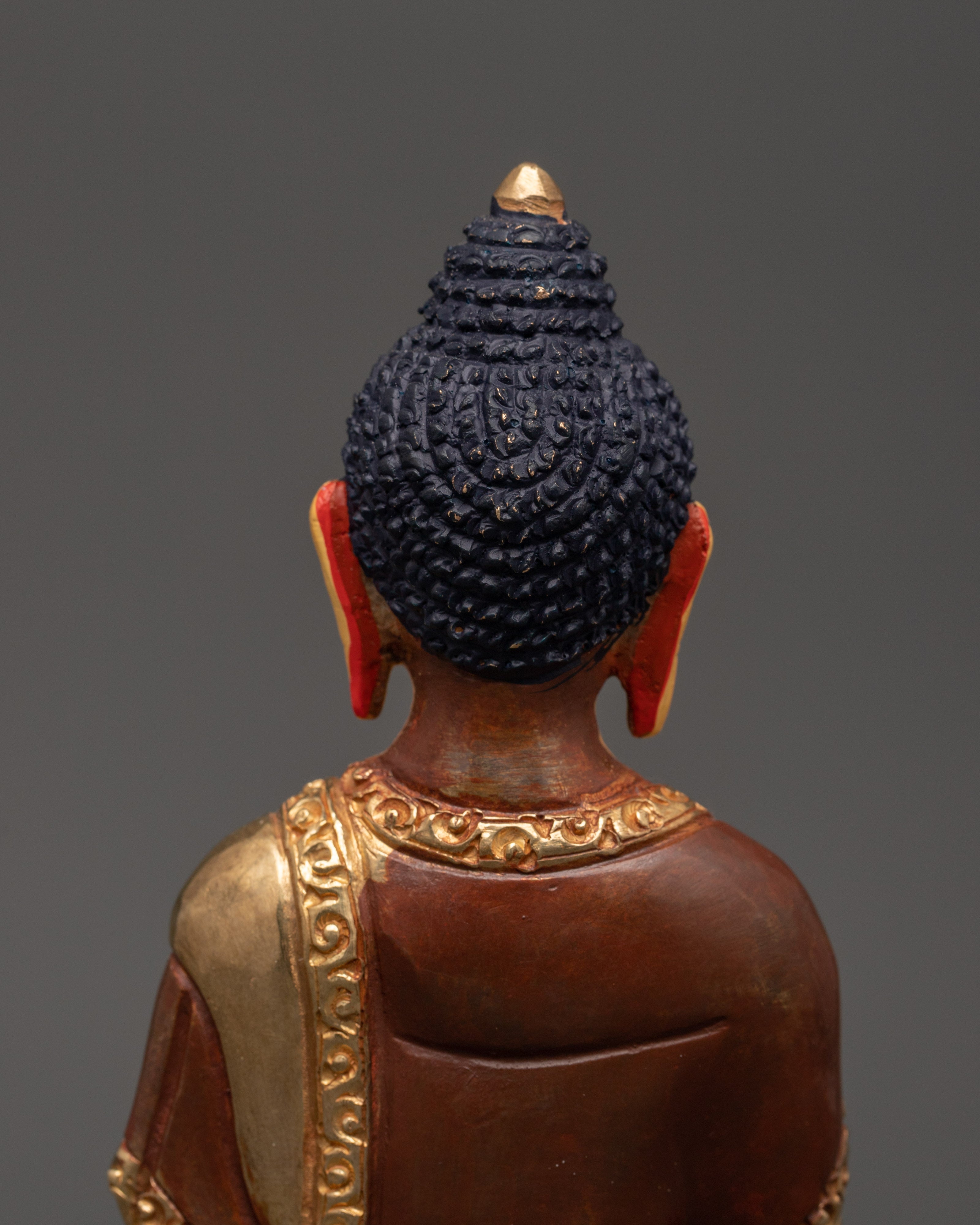 Elegant Shakyamuni Buddha Statue | 15.5cm Spiritual Decor
