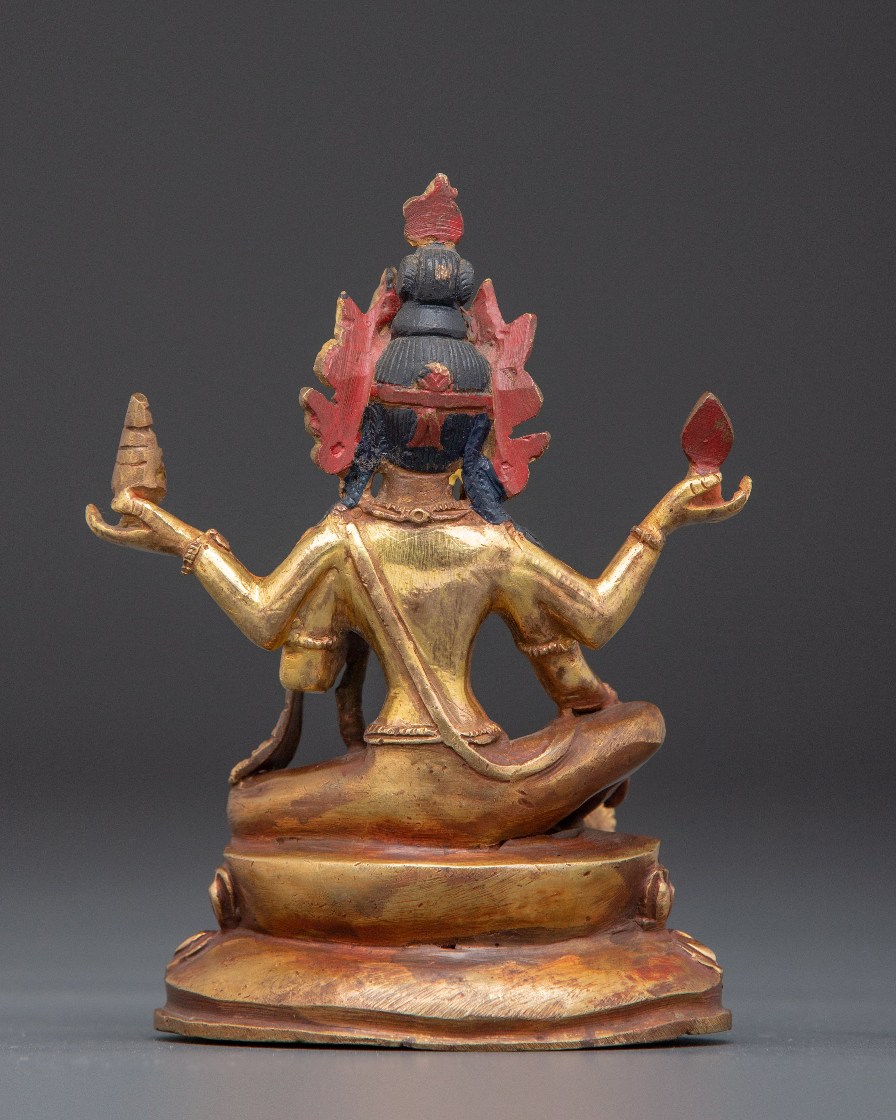 Hindu Wealth Deity Laxmi Figurine | Goddess of Prosperity and Fortune