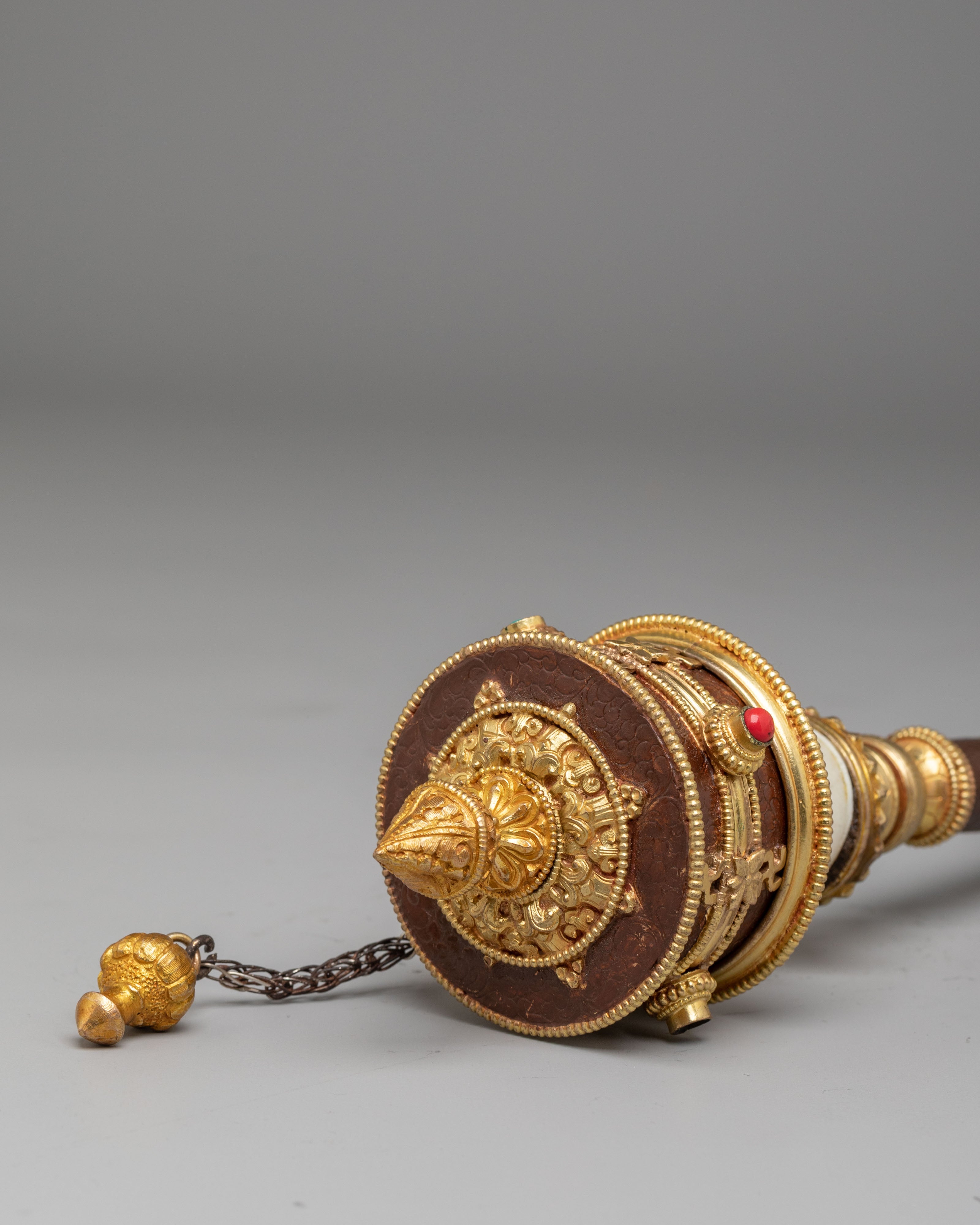 Spiritual Altar Prayer Wheel | Sacred Devotional Decor