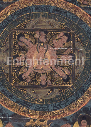 Vintage Buddha Mandala | Buddhist Art