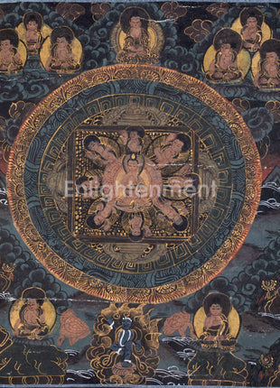 Vintage Buddha Mandala | Buddhist Art