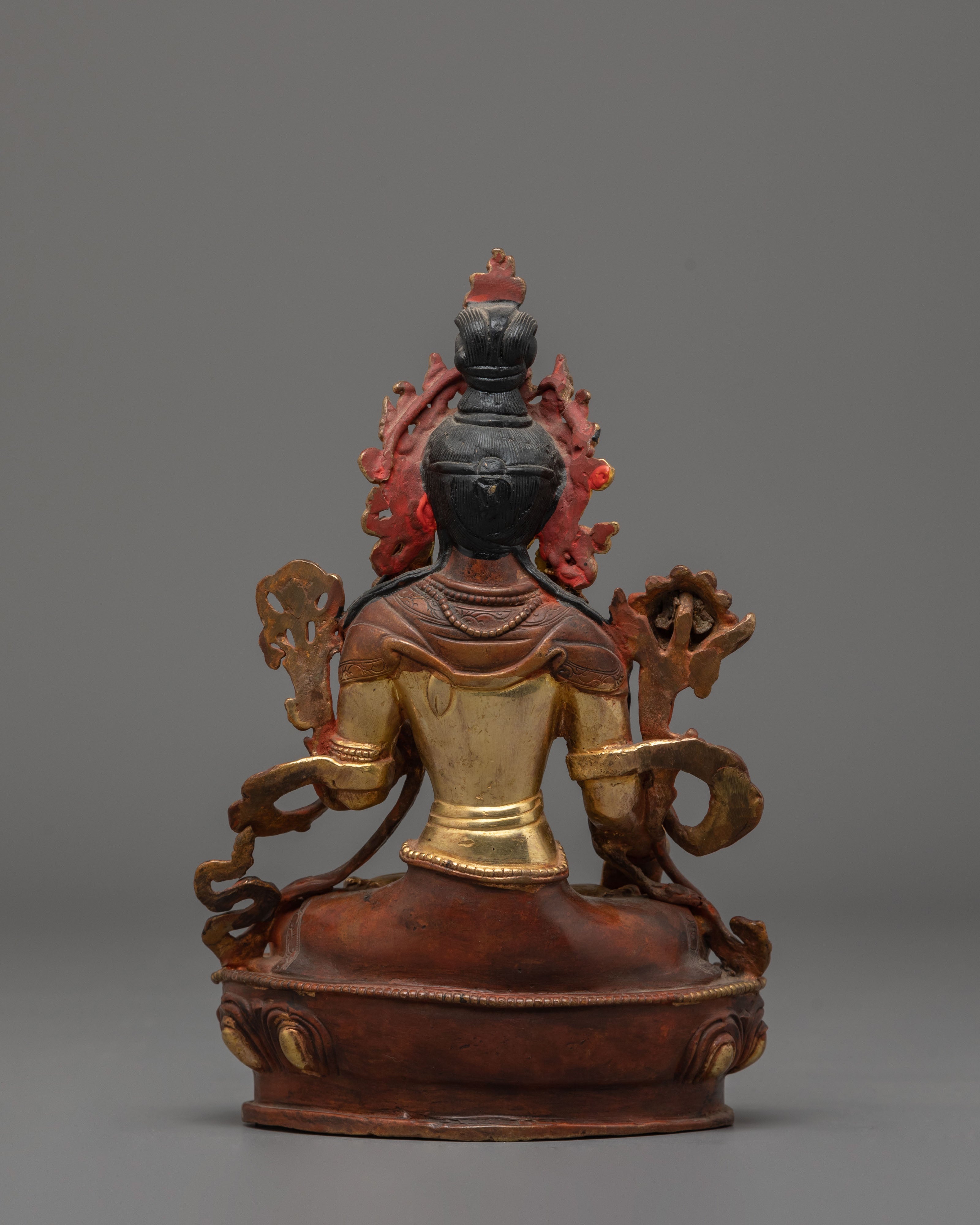Oxidized Copper White Tara Statue | Buddhist Healing Tara