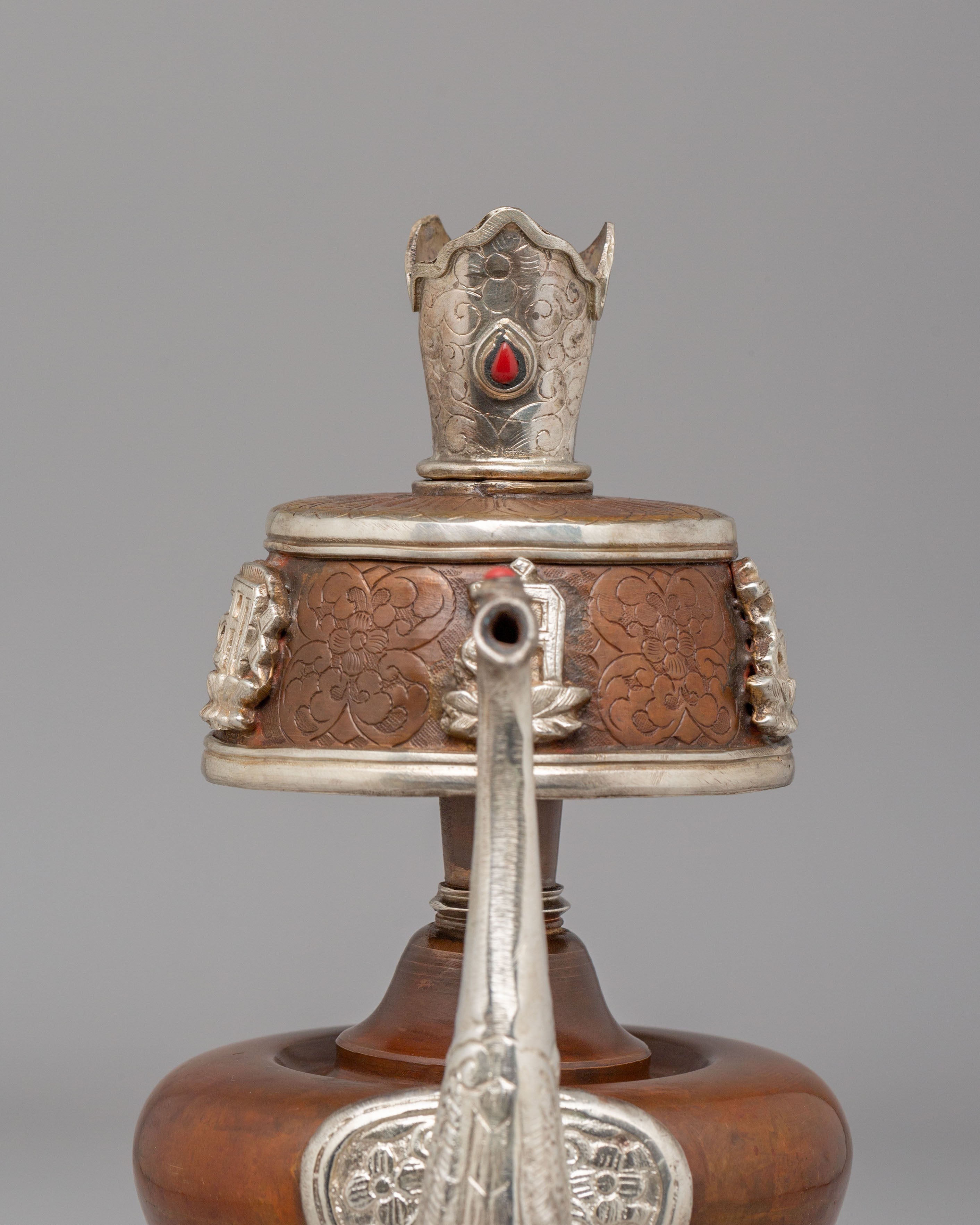 Spiritual Handcrafted Bhumba Offering Vessel | Traditional Ritual Vessel for Puja