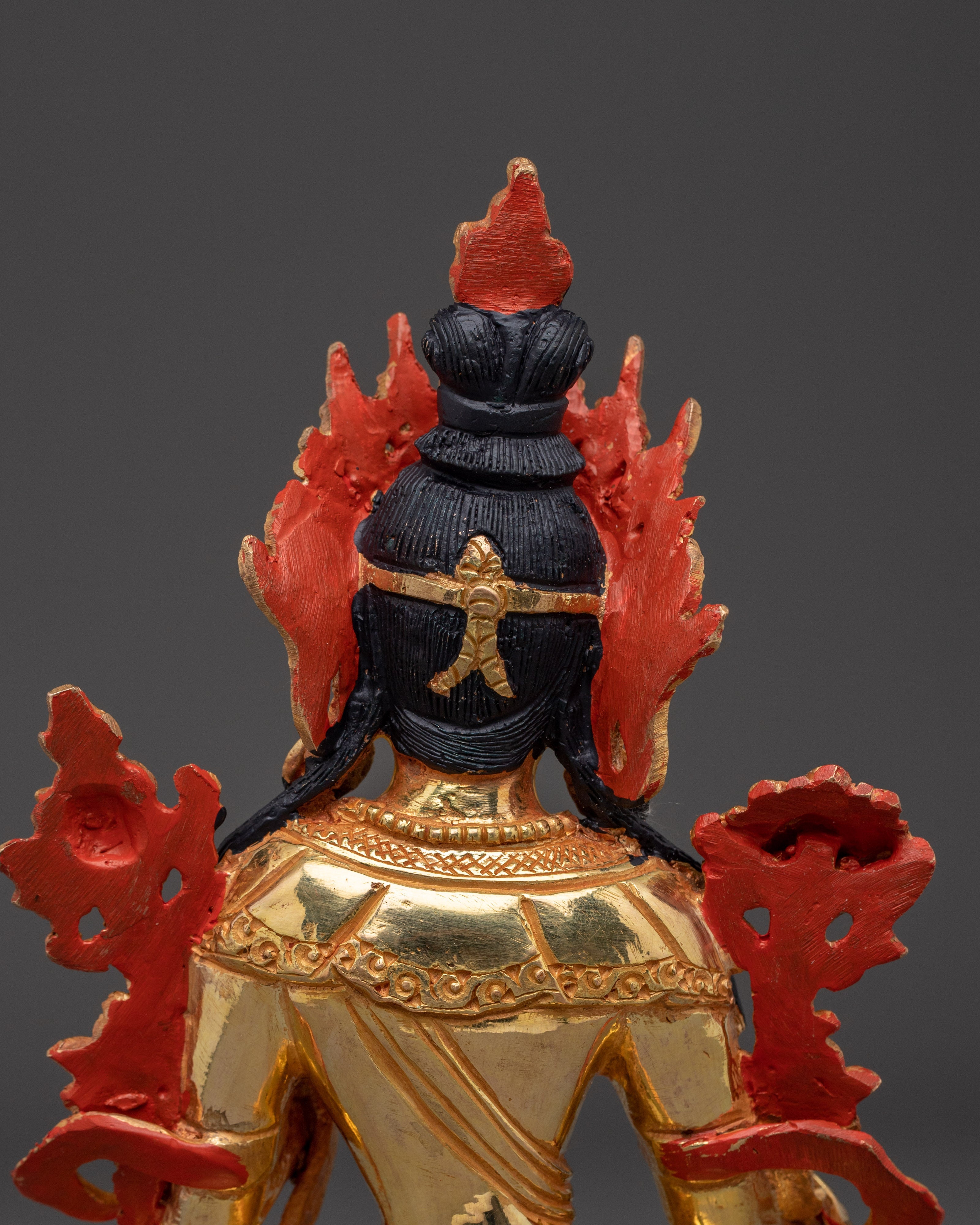 Handmade Enlightened Green Tara Statue | Tibetan Compassionate Deity