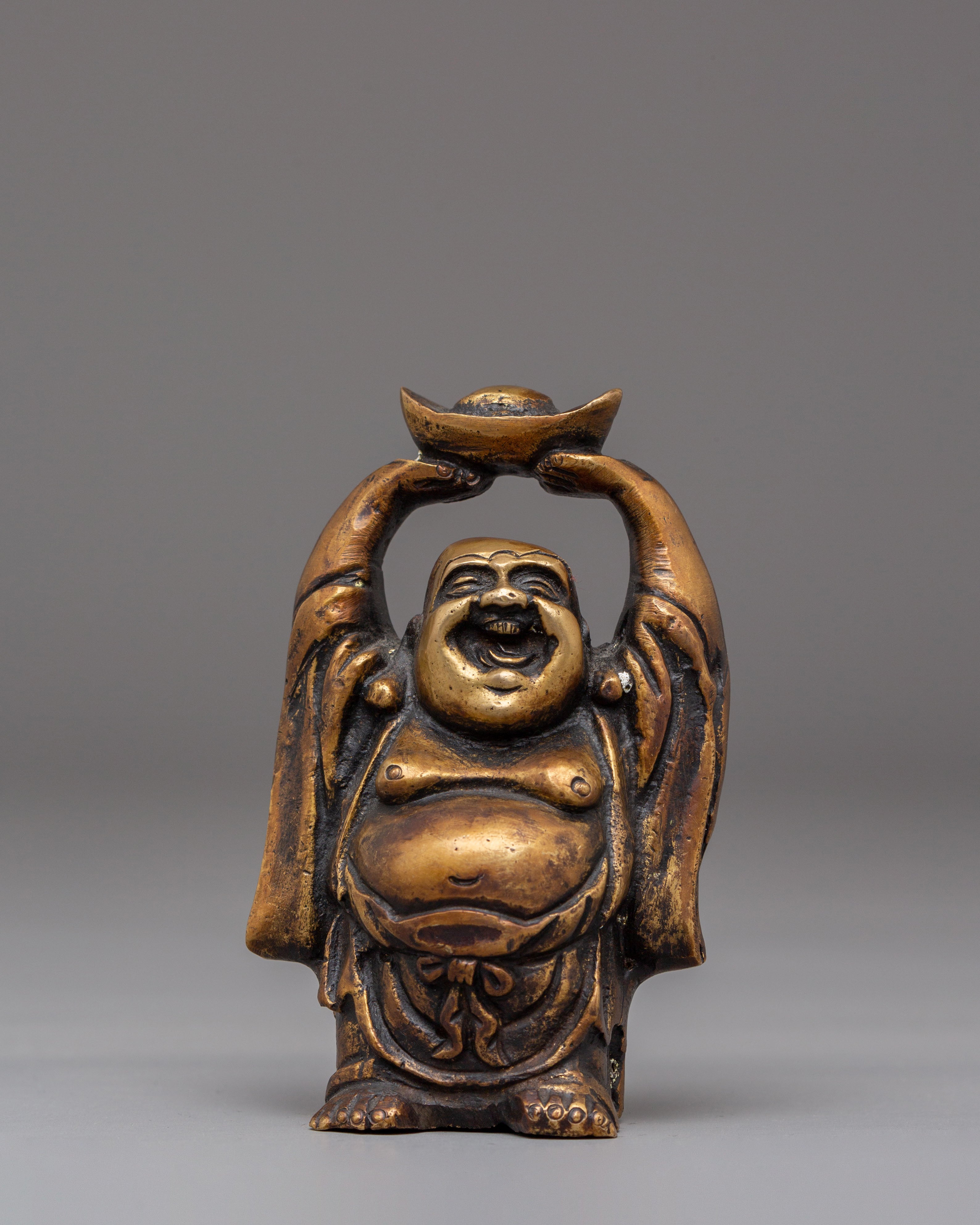 Handcrafted Laughing Buddha Set
