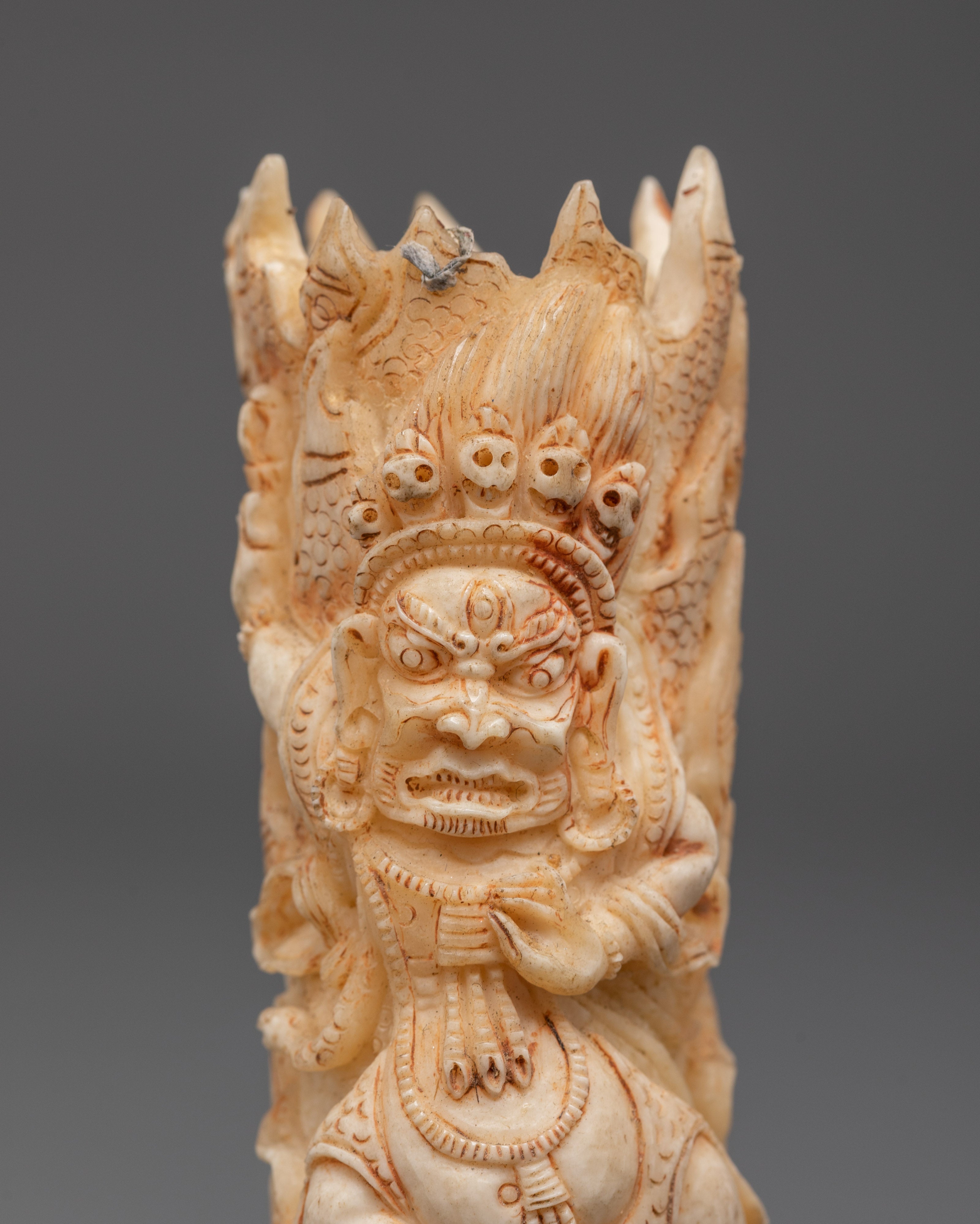 Traditional Handcrafted Stamp | Intricate Cultural Carving for Decor or Ritual Use