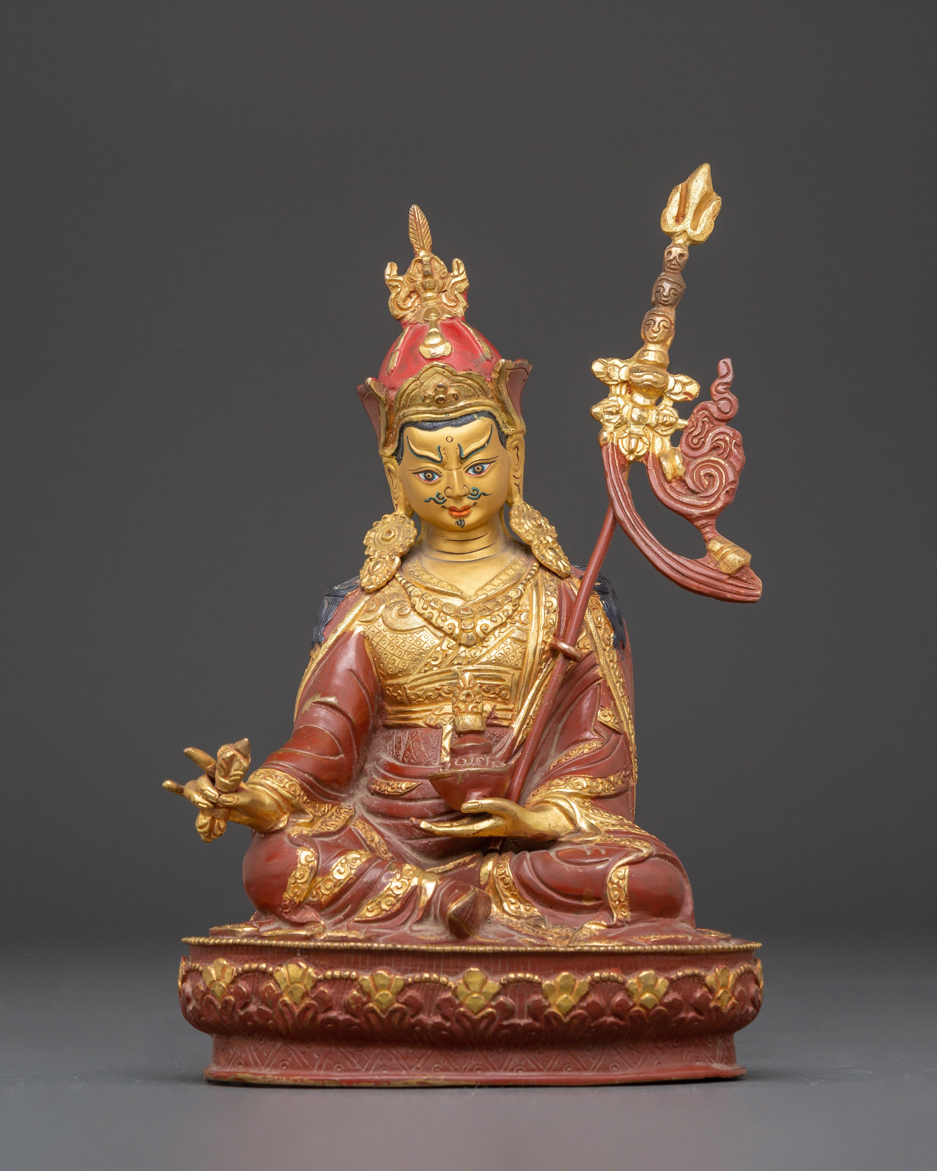Tibetan Lotus Master Padmasambhava Statue | A Sacred Symbol of Wisdom