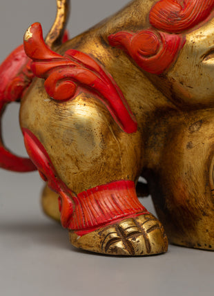 Handicrafted Foo Dog Lion | Buddhist Sacred Decor