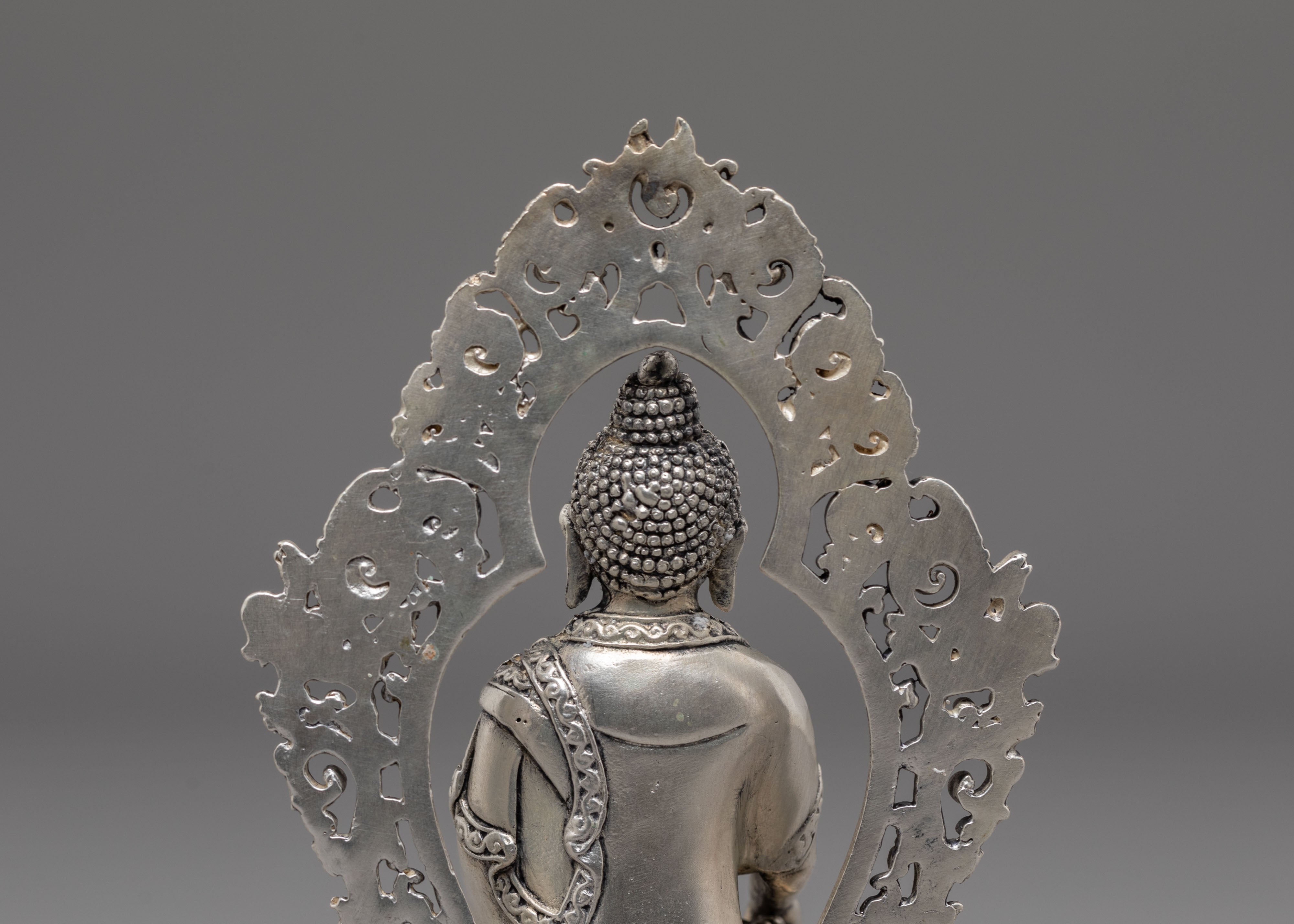 Handmade Enlightened One Shakyamuni Buddha Statue | Buddhist Meditation Decor