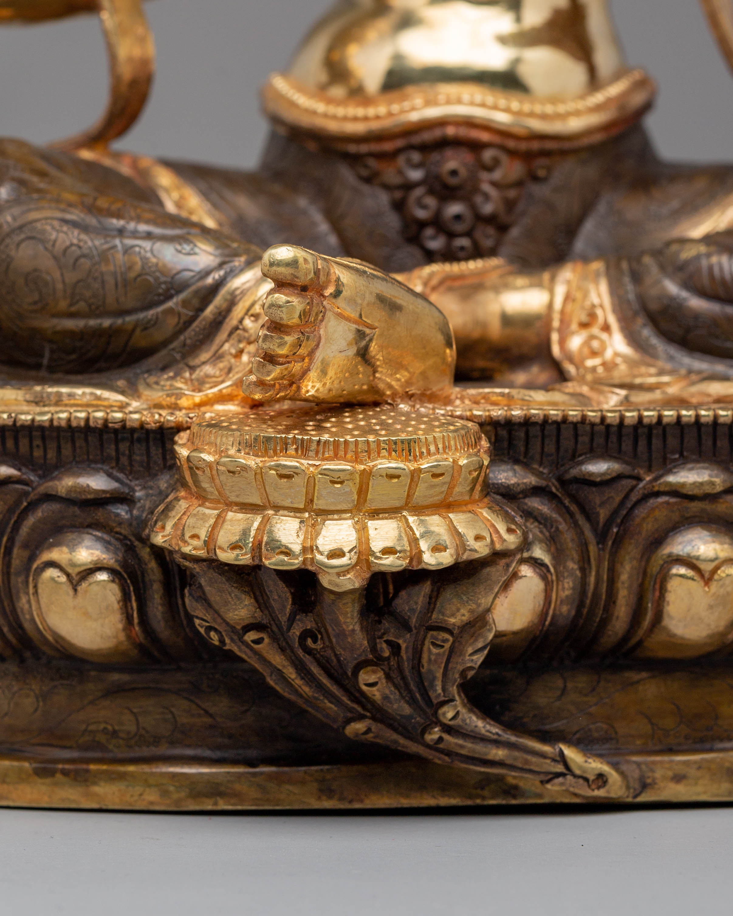 Green Tara Handmade Copper Statue | Divine Protector for Spiritual Growth