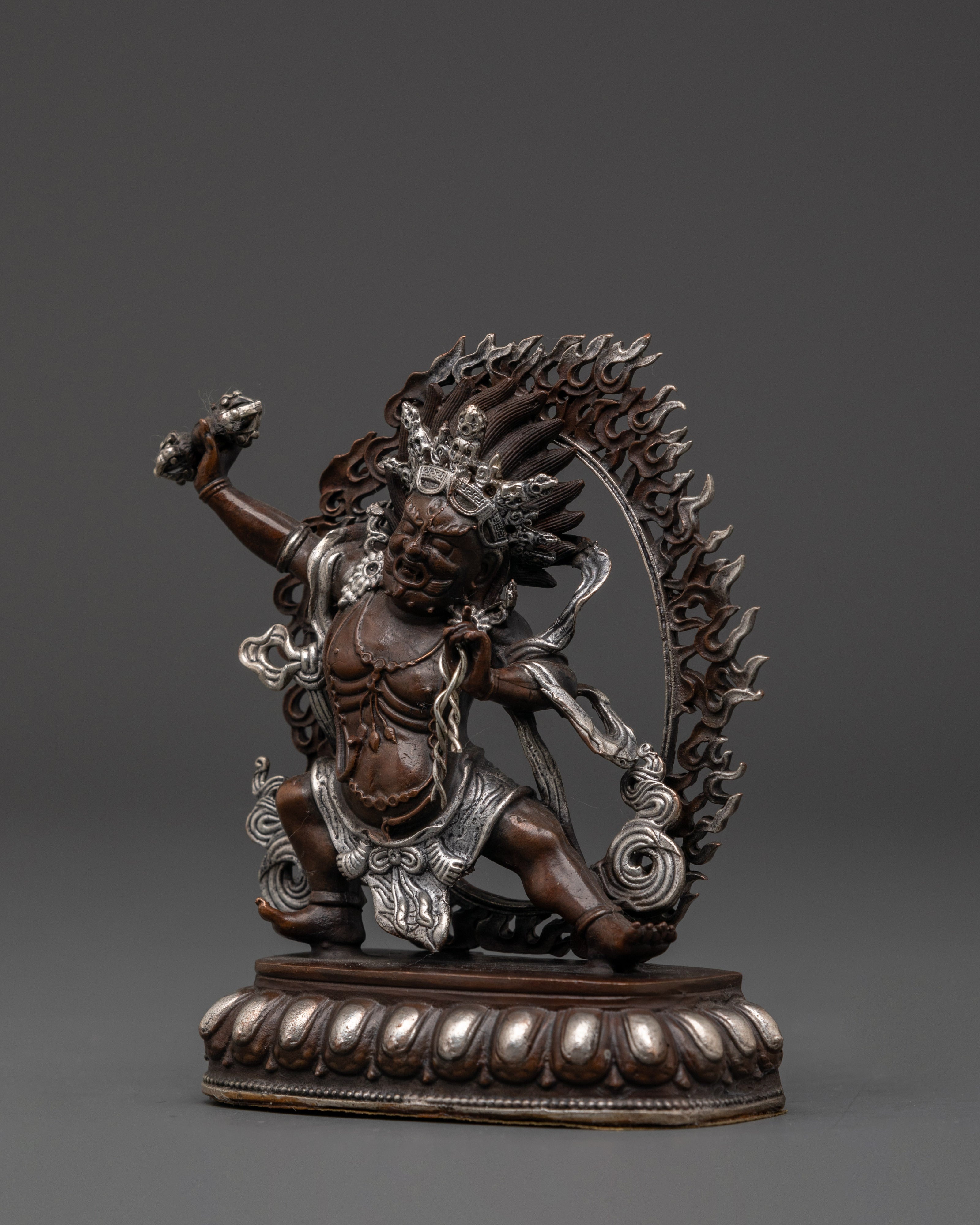 Fierce Vajrapani Bodhisattva Statue | Tantric Protector Deity
