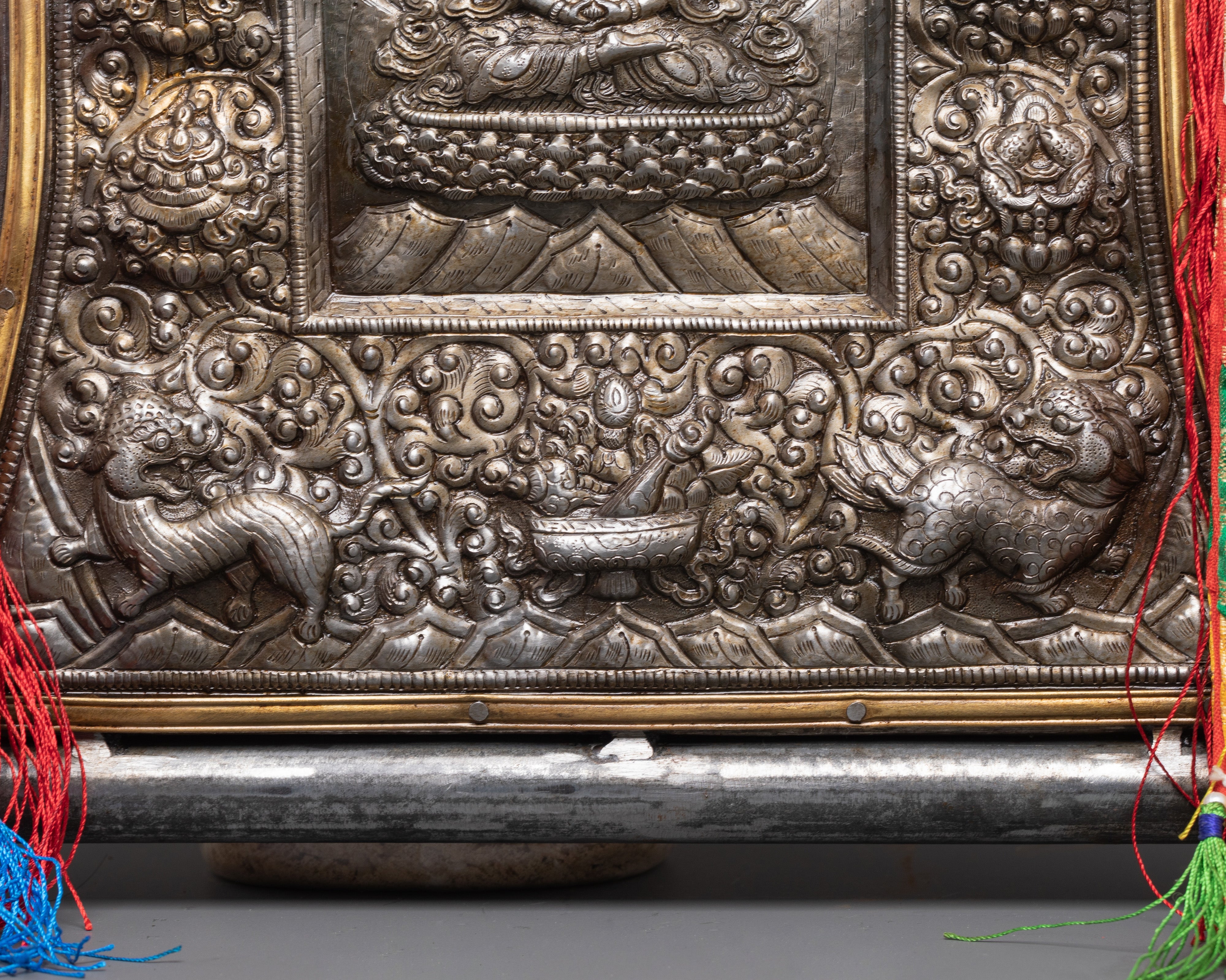 Tibetan Shakyamuni Buddha Metal Thangka | Symbol of Peace and Wellness