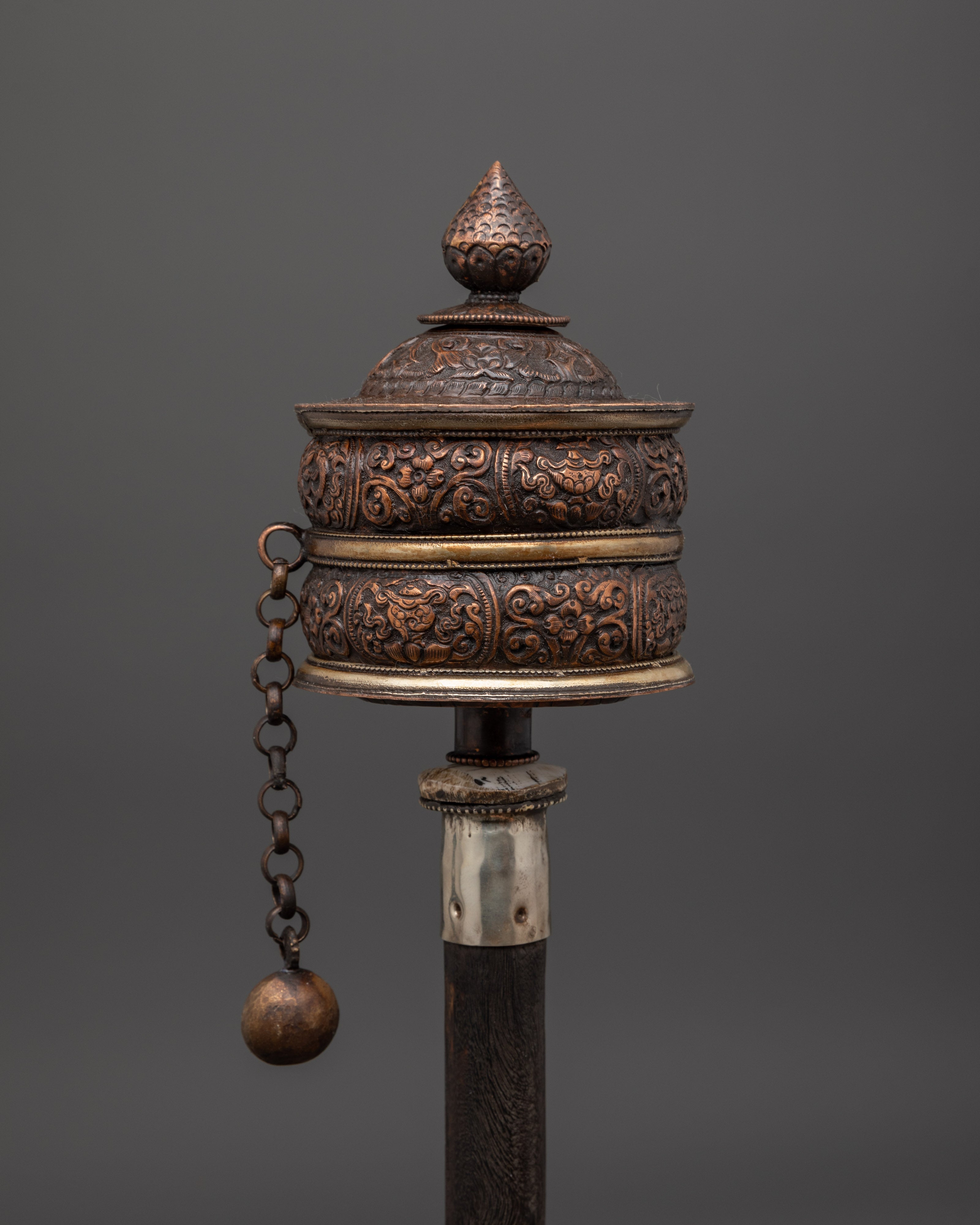 Tibetan Hand Spinner Prayer Wheel | Buddhist Meditation Item