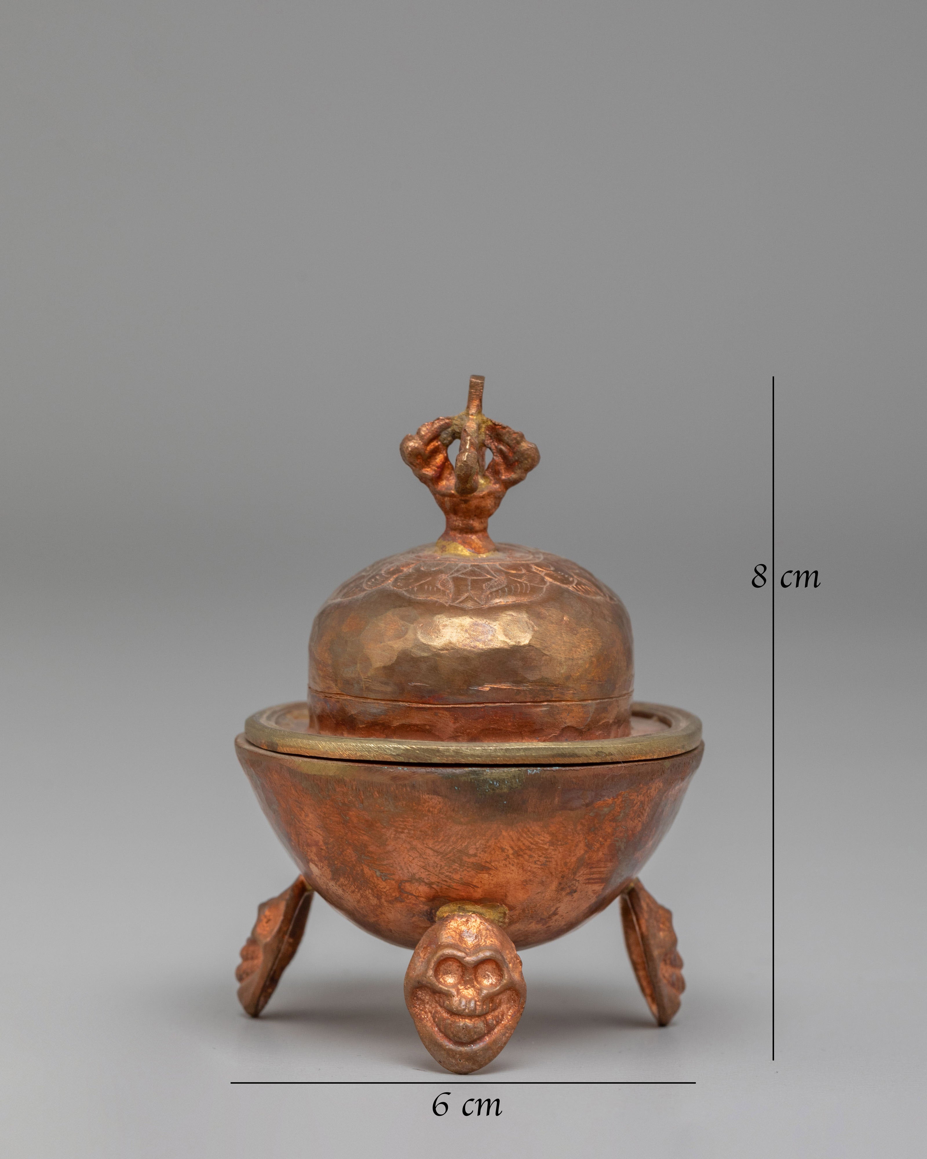 Spiritual Kapala Puja Vessel | Tibetan Buddhist Ritual Vessel