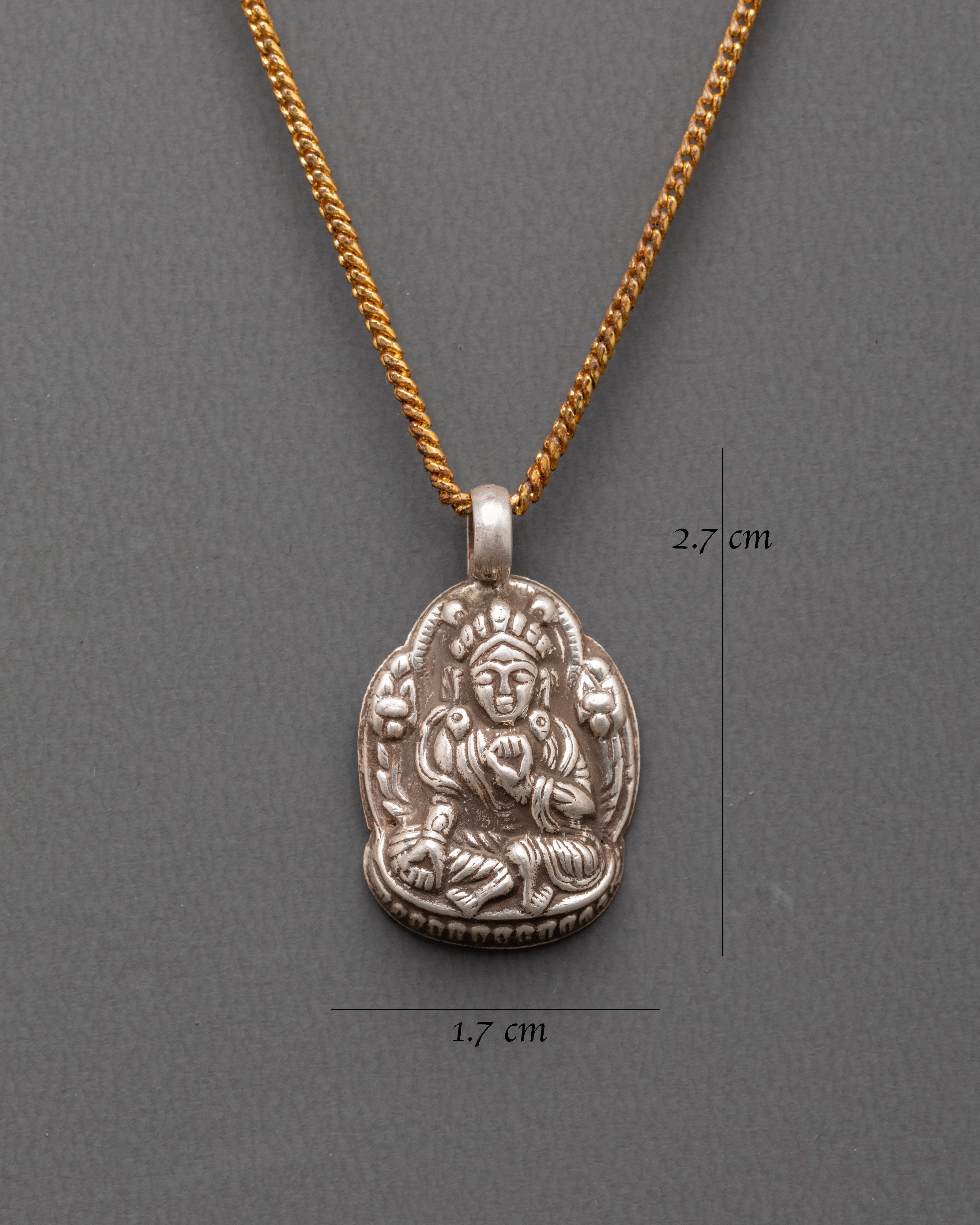 Handcrafted Green Tara Pendant | Representation of Spiritual Strength