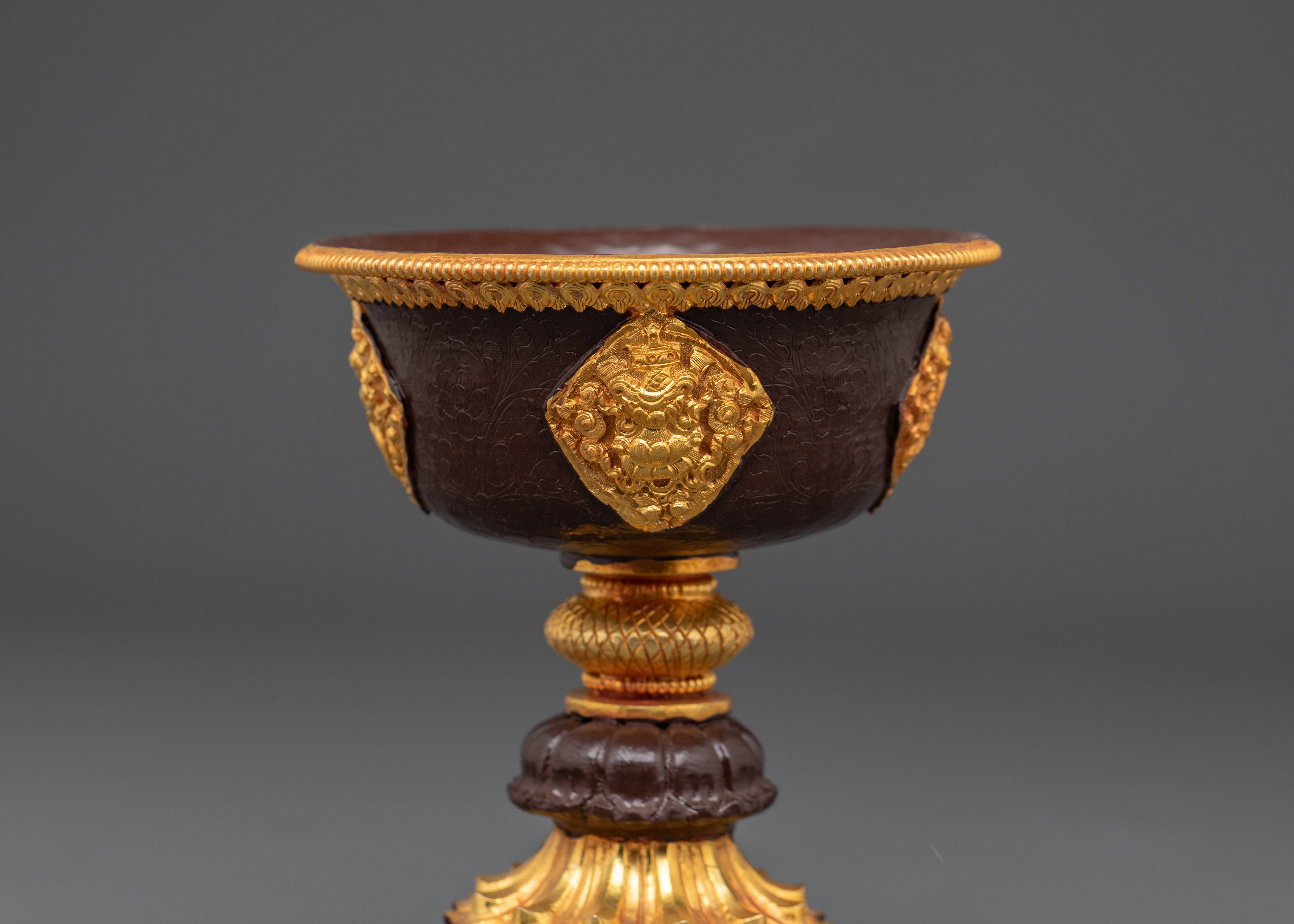 Buddhist Ritual Butter Lamp Set | Traditional Tibetan Spiritual Lamp