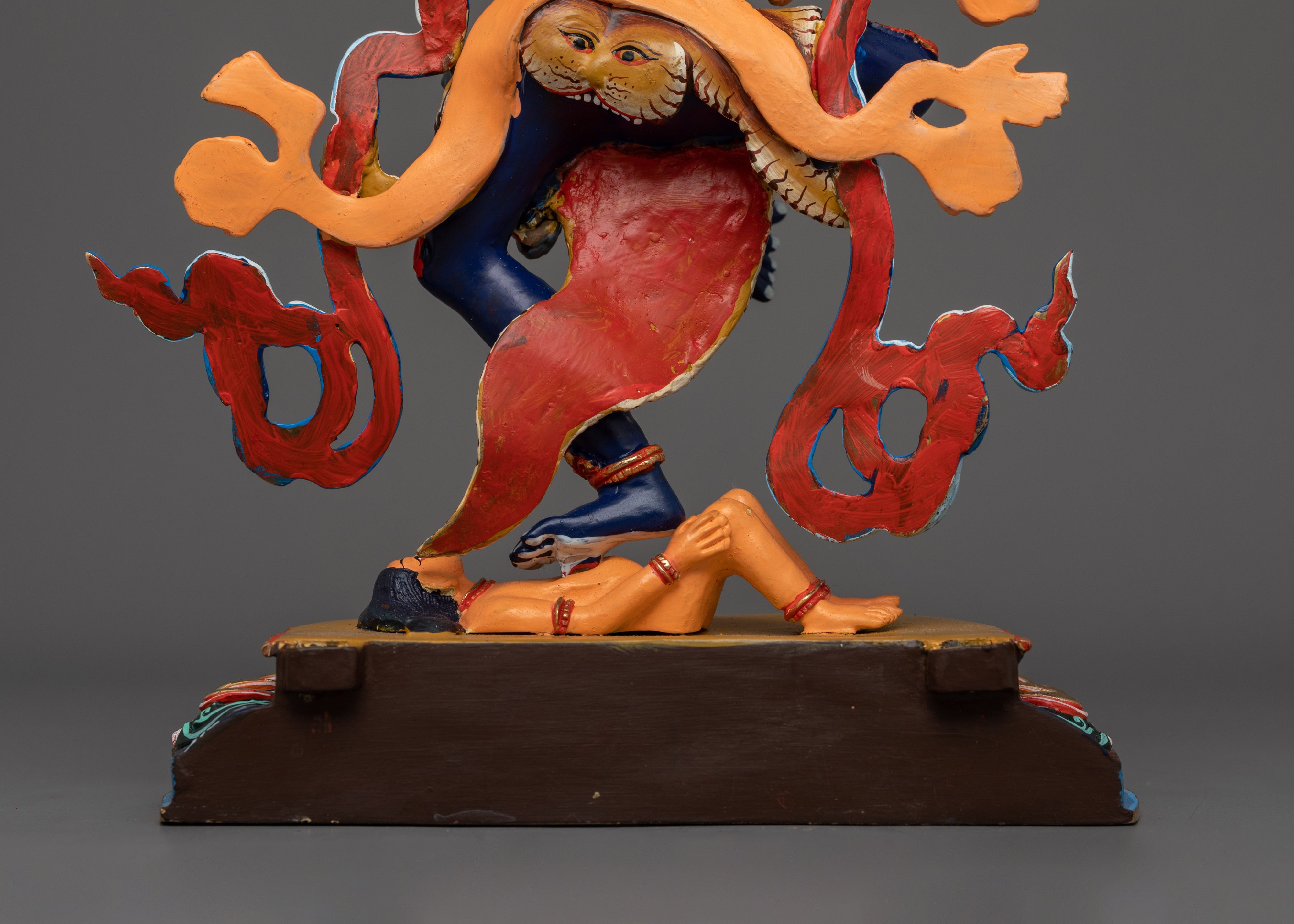 Handmade Troma Nagmo Statue | The Black Wrathful Mother