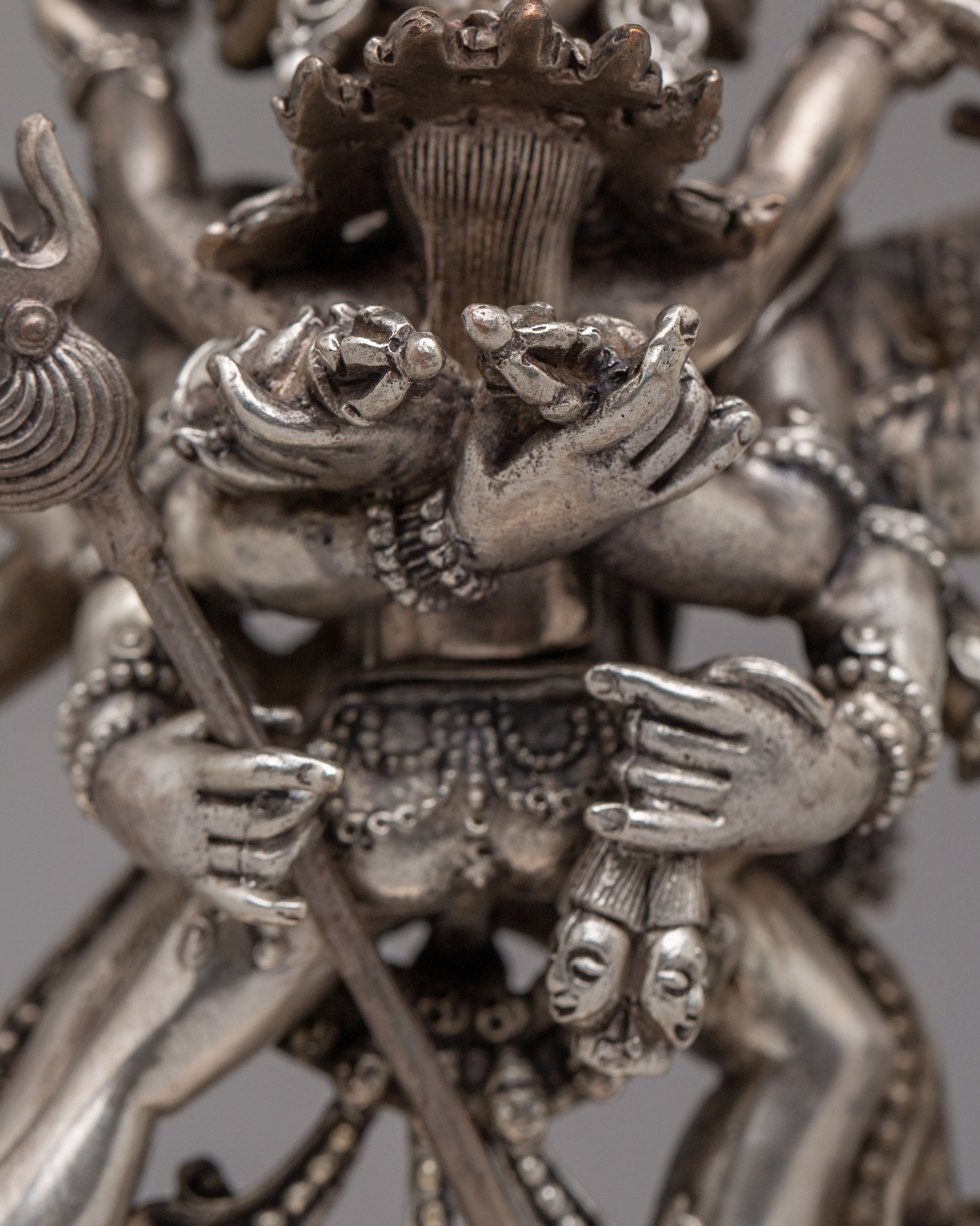 Vajrayana Chakrasamvara With Consort Statue | Tibetan Buddhist Art