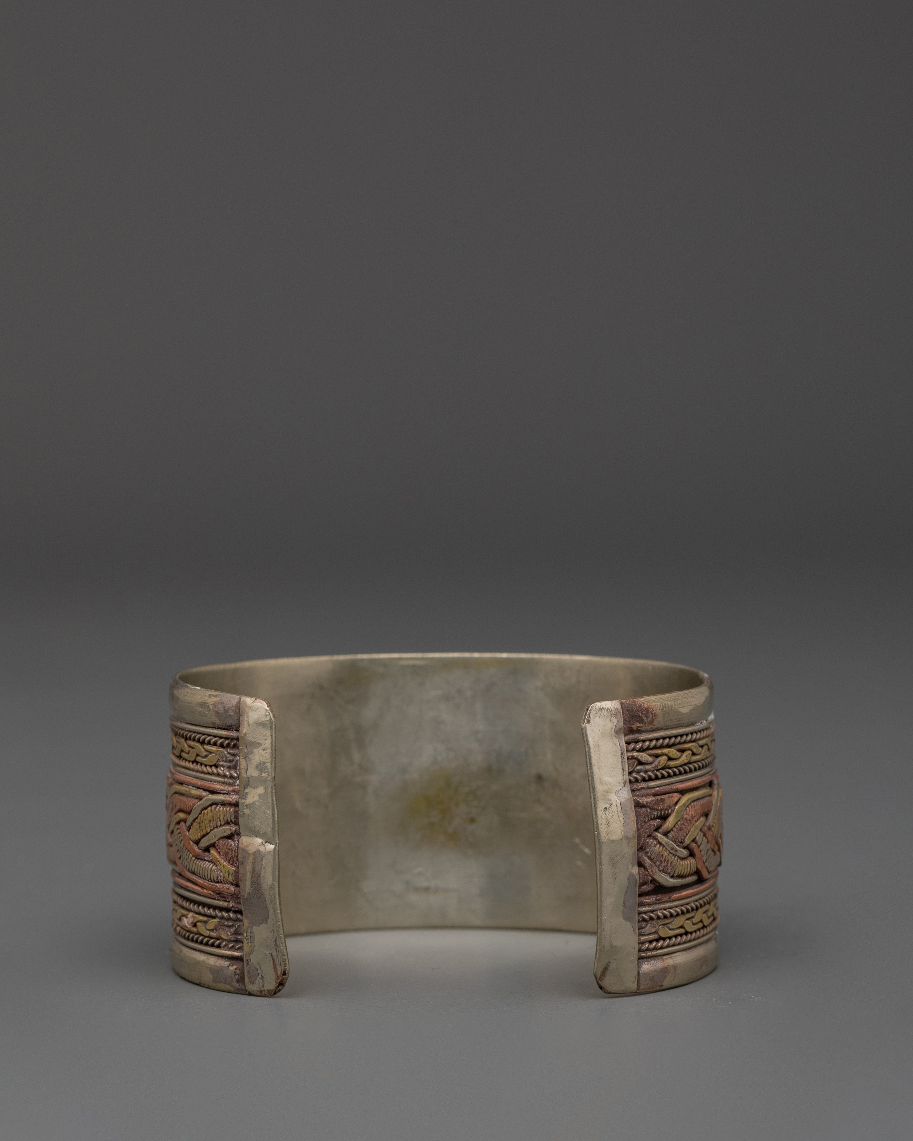 Handmade Tibetan Art Bracelet | Spiritual Jewelry