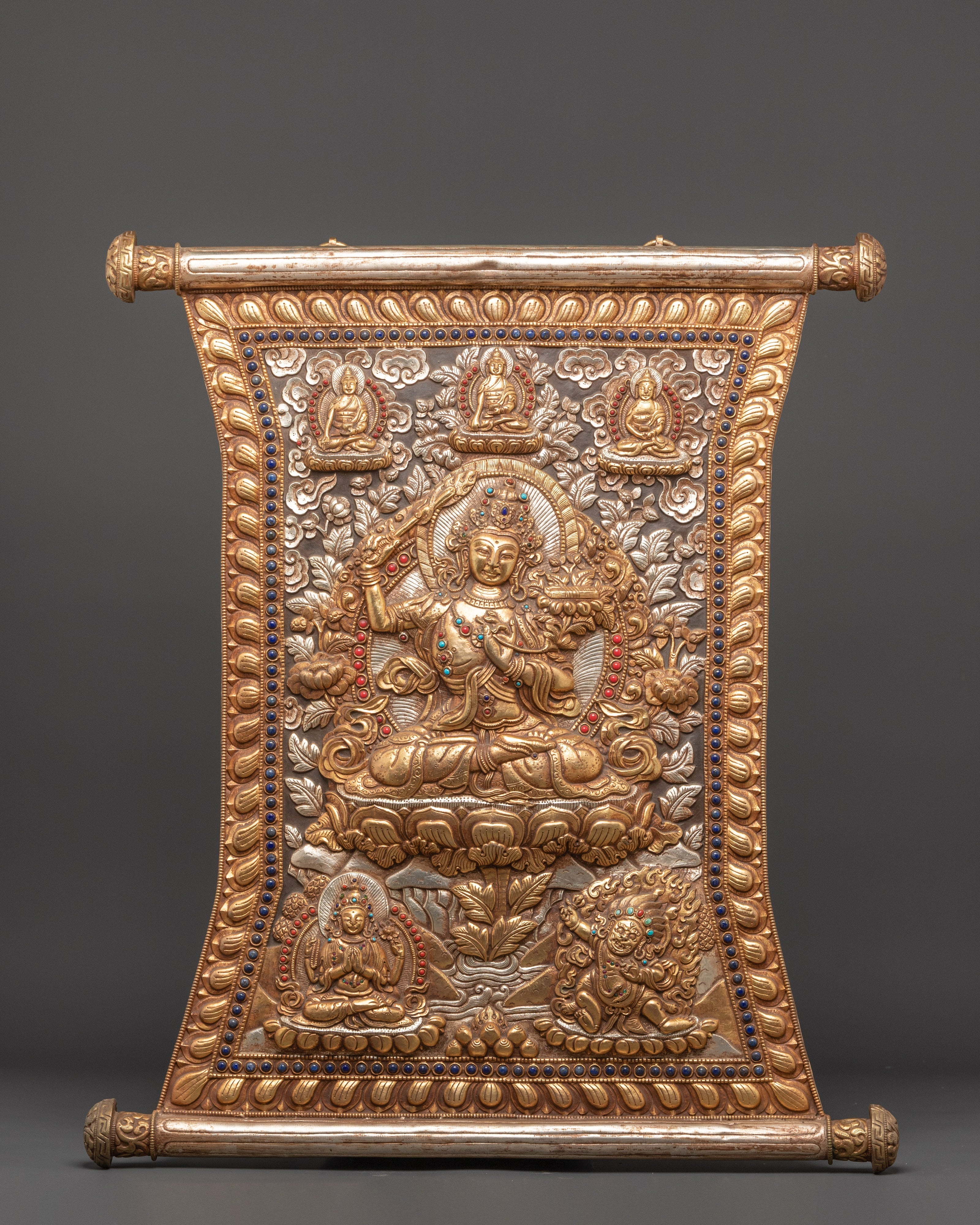 Handcrafted Manjushri Wall Hanging