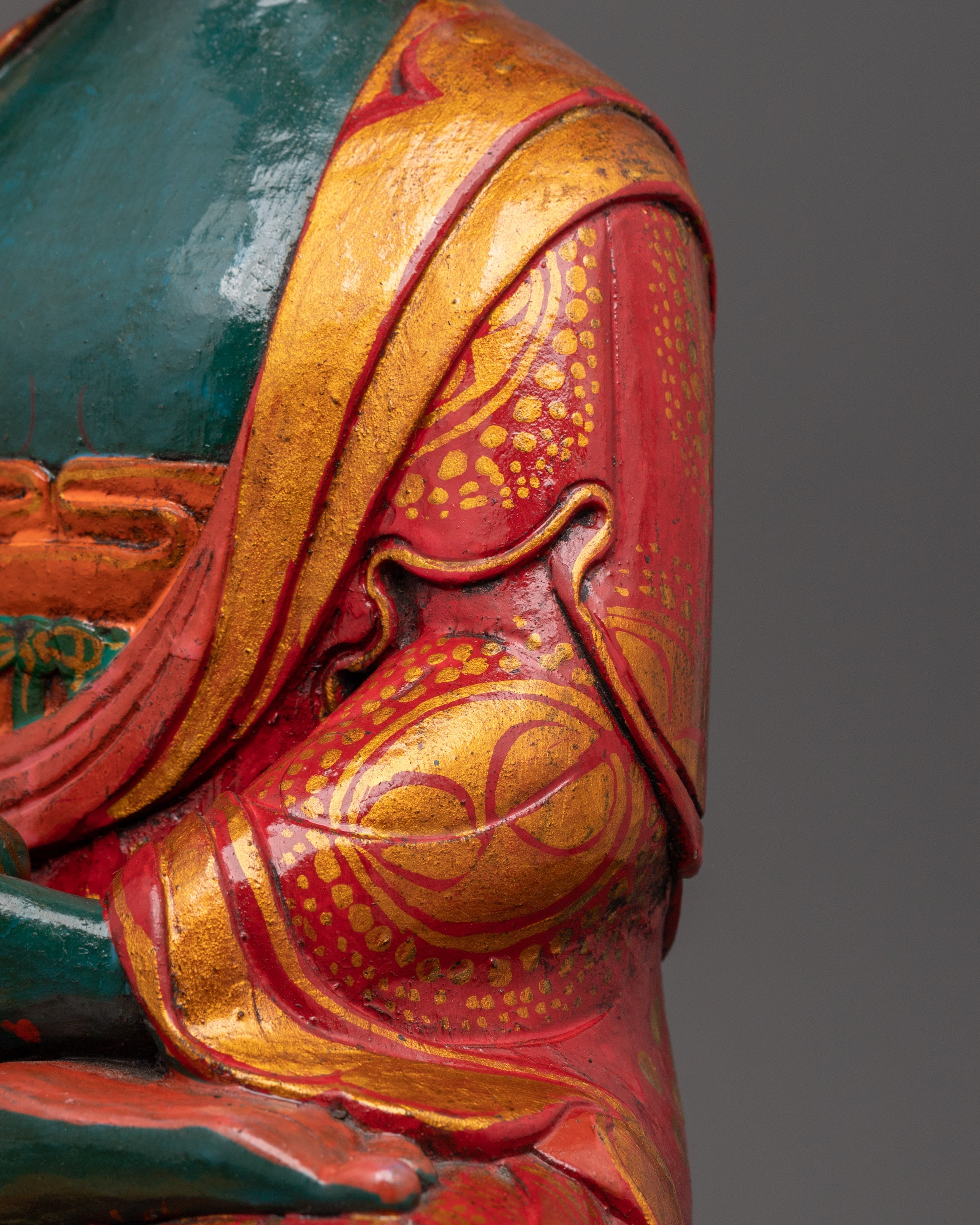 Wooden Medicine Buddha Statue | Symbol of Healing & Compassion