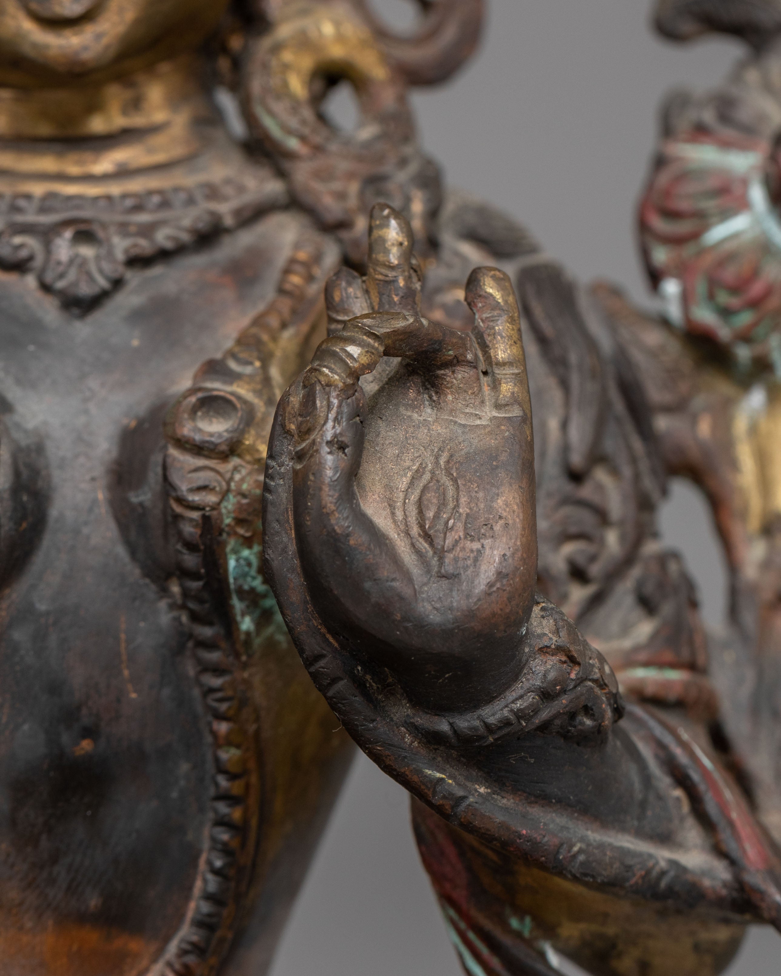 Handmade White Tara Sacred Statue | Tibetan Buddhist Healing Deity