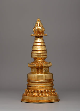 Sacred Tibetan Buddhist Kadampa Stupa | Beautiful Buddhist Altar Decor