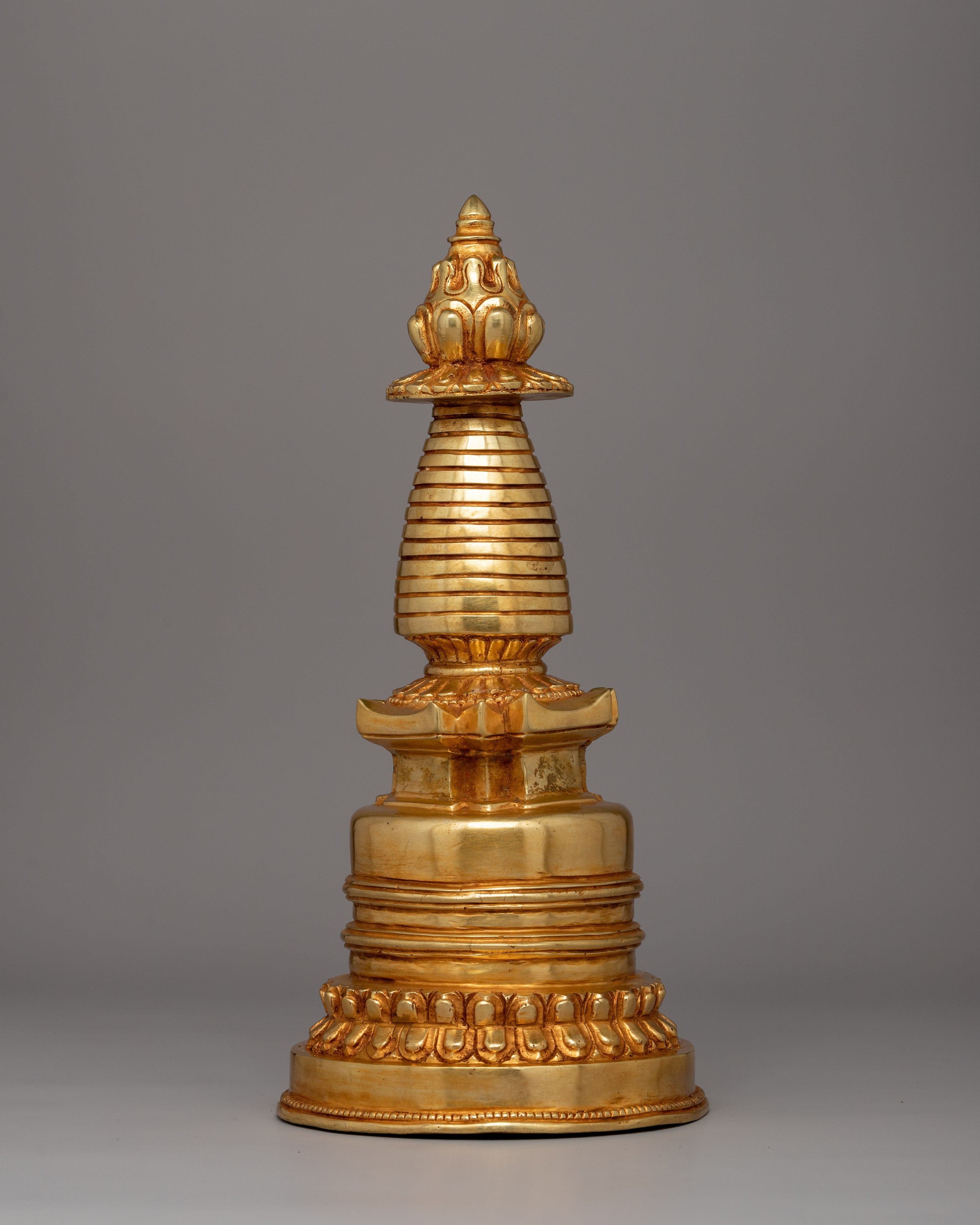 Sacred Tibetan Buddhist Kadampa Stupa | Beautiful Buddhist Altar Decor