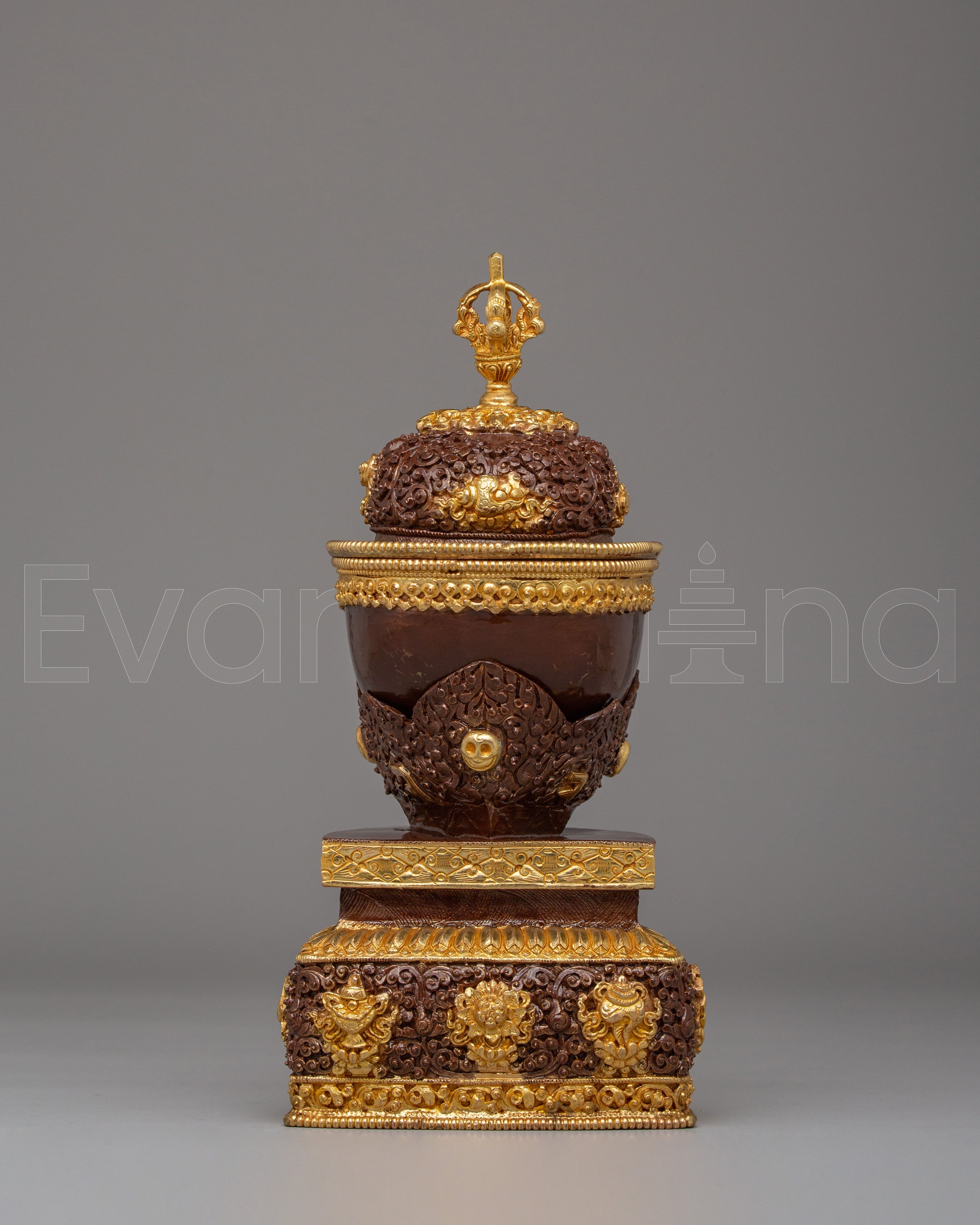 Buddhist Ritual Kapala for Altar Use