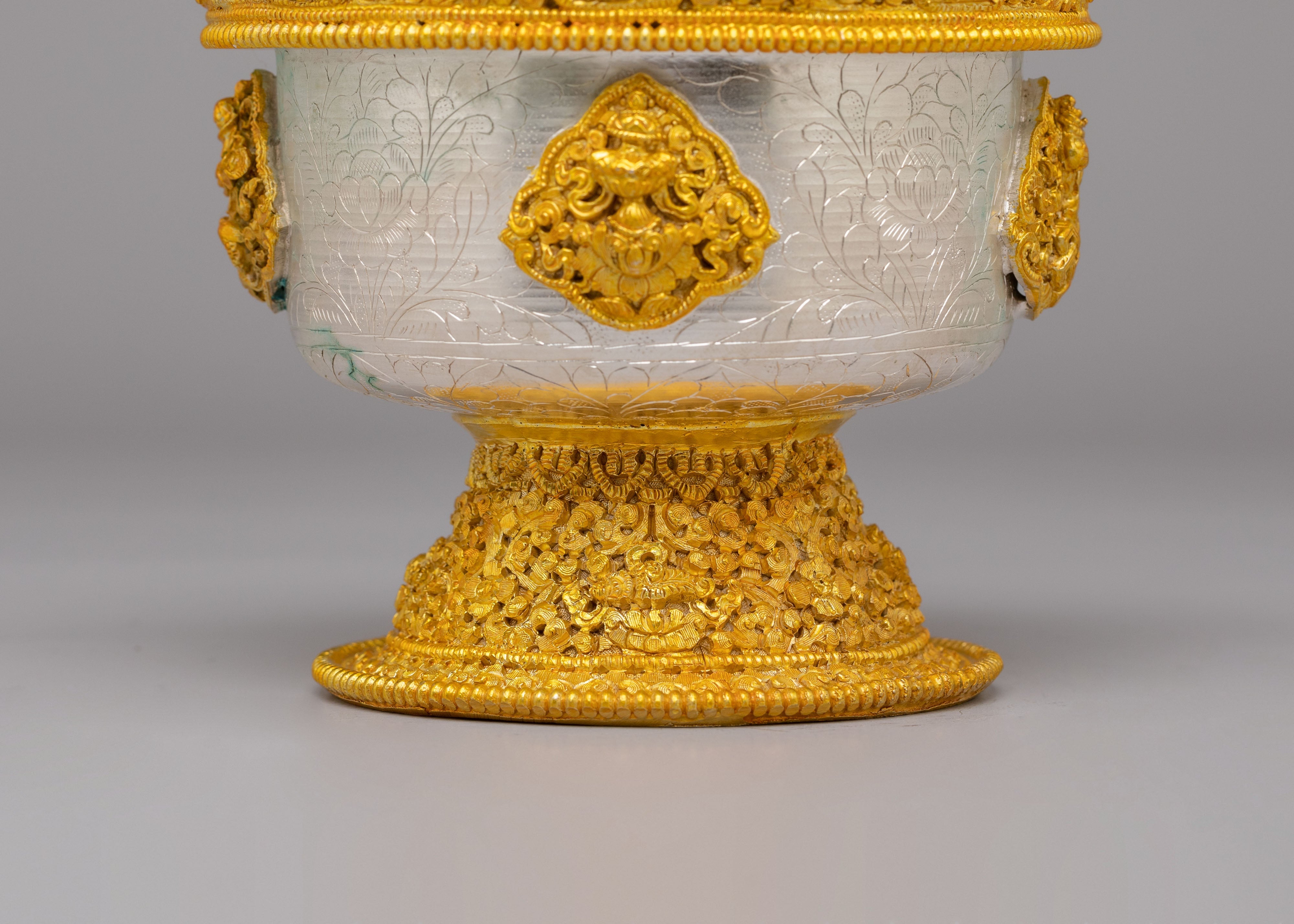 Traditional Water Offering Bowl Set | Spiritual Decor for Altar