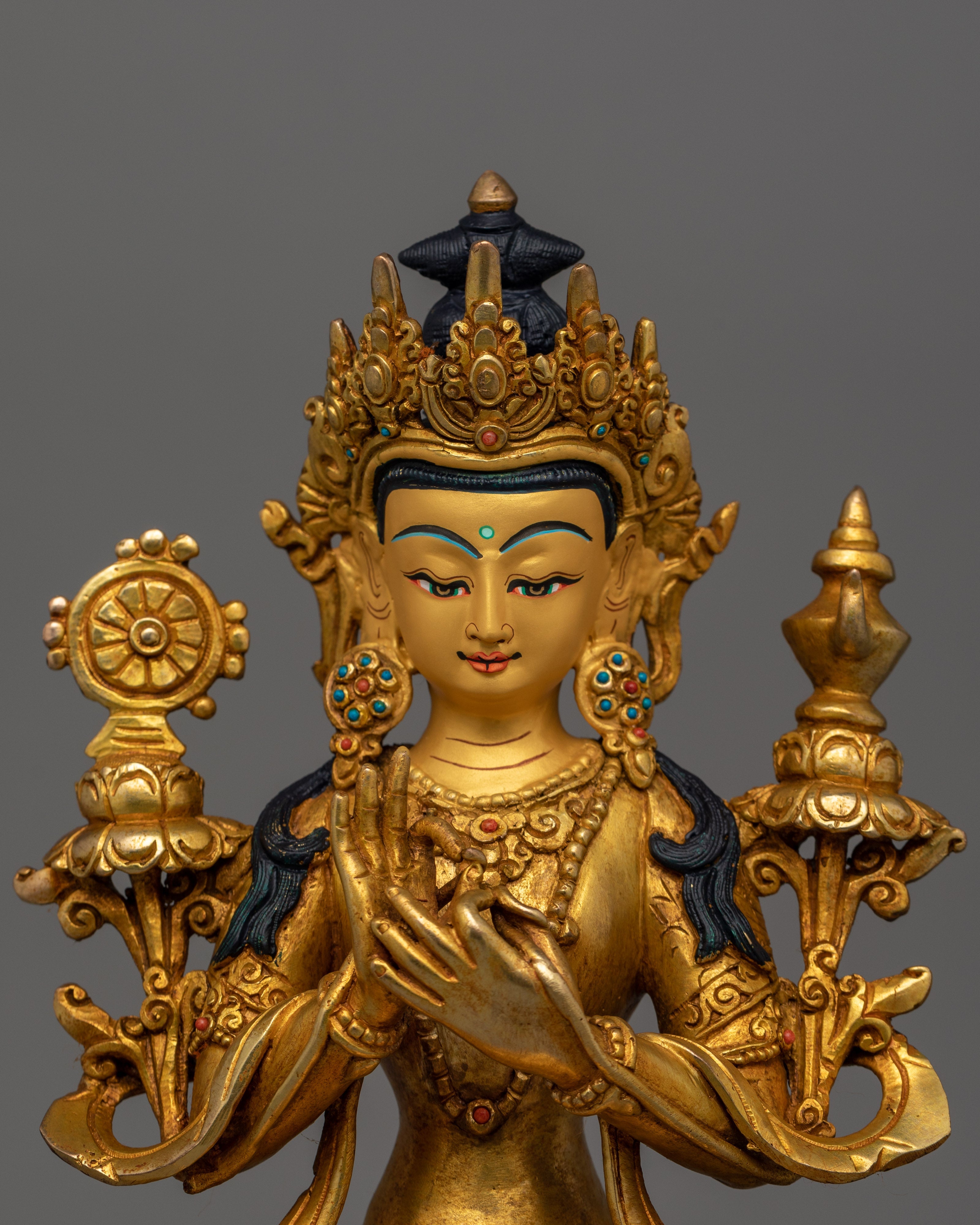 11.2 Inch Maitreya Buddha Statue | Embracing Compassion and Wisdom