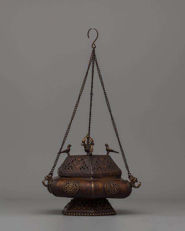 Hanging Brass Incense Burner​