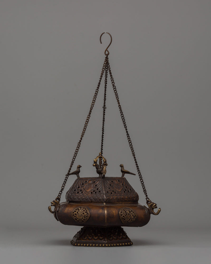 Hanging Brass Incense Burner​