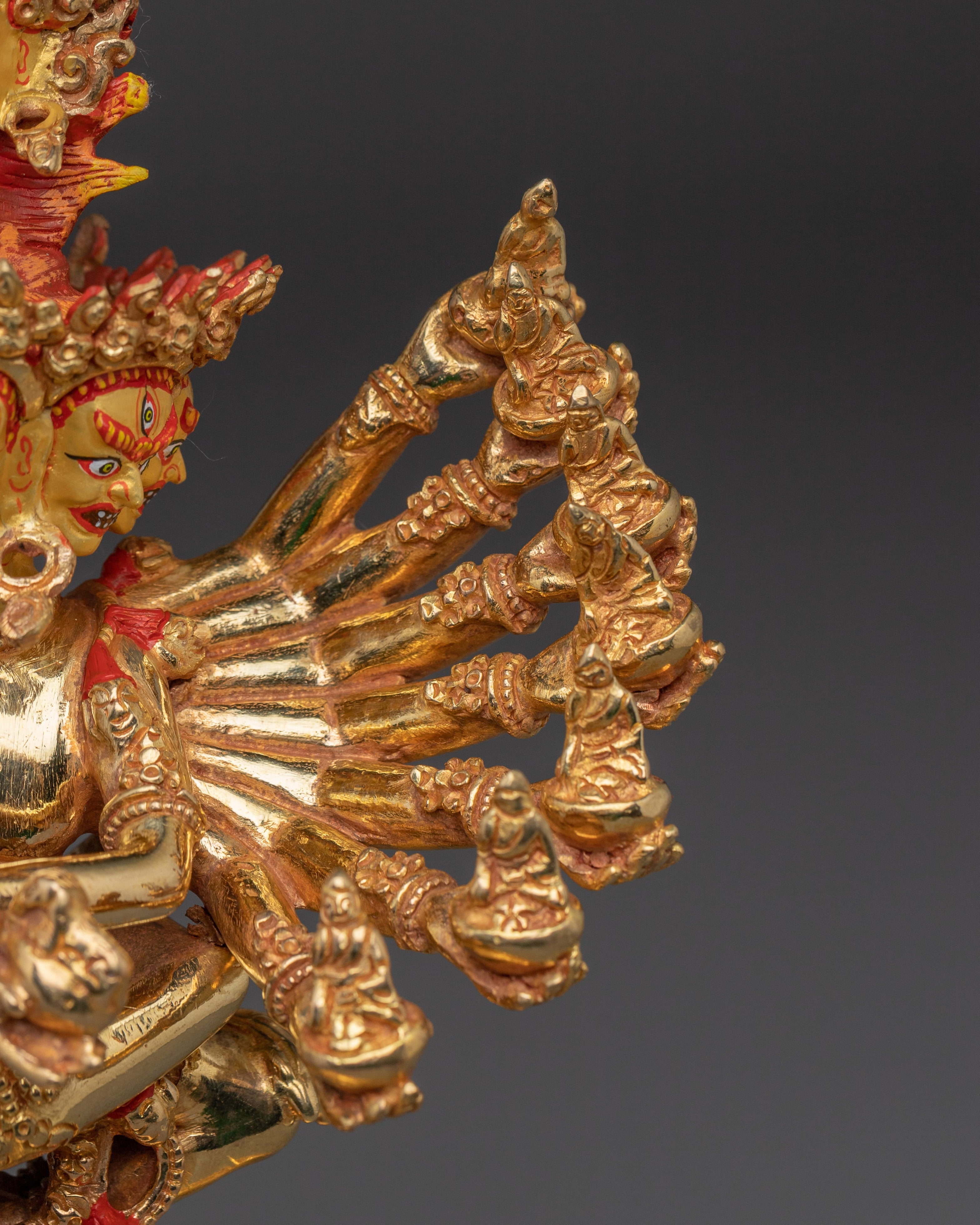 Tantric Hevajra sculpture | Wrathful Deity
