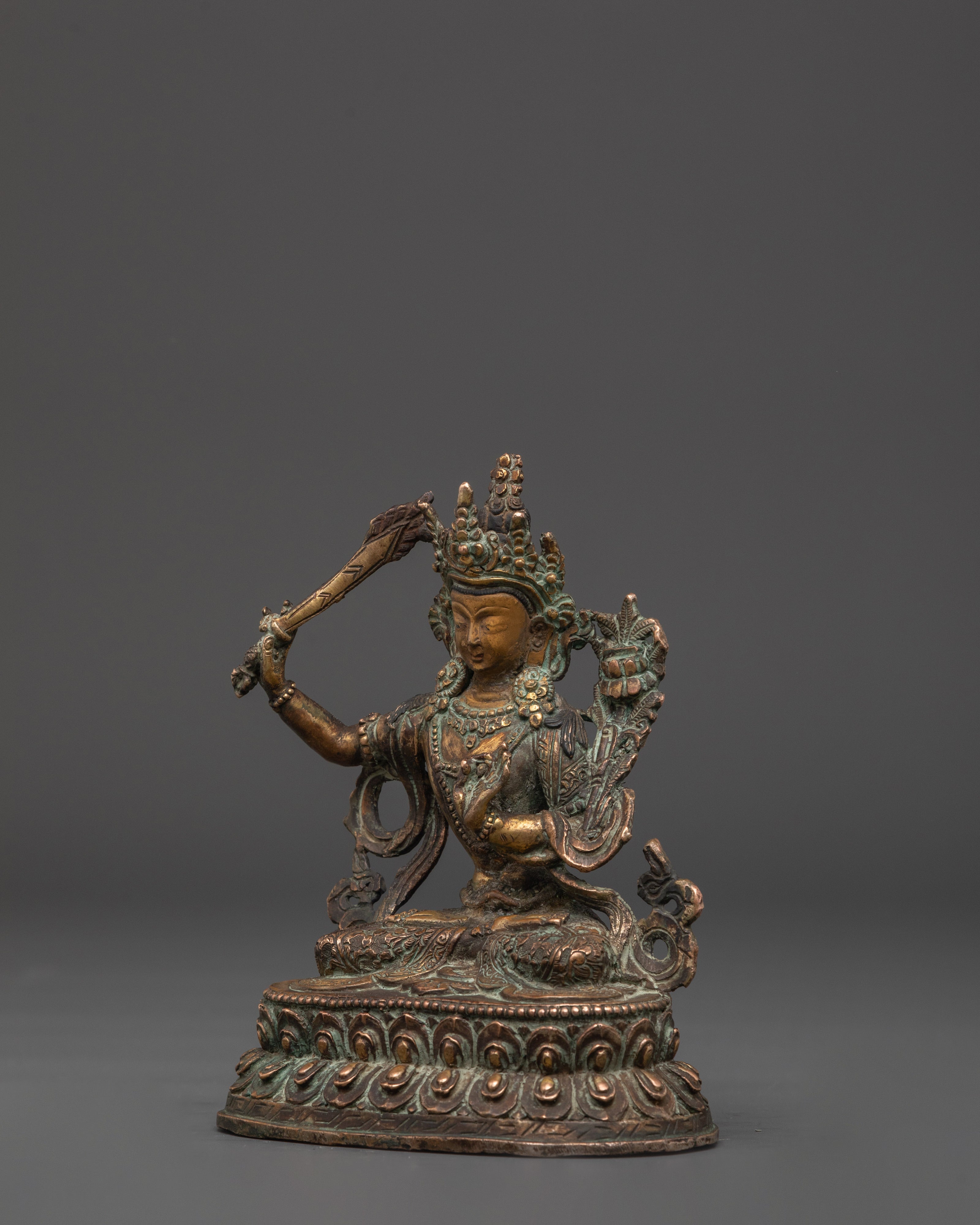 Manjushri sculpture | Symbol of Wisdom and Enlightenment