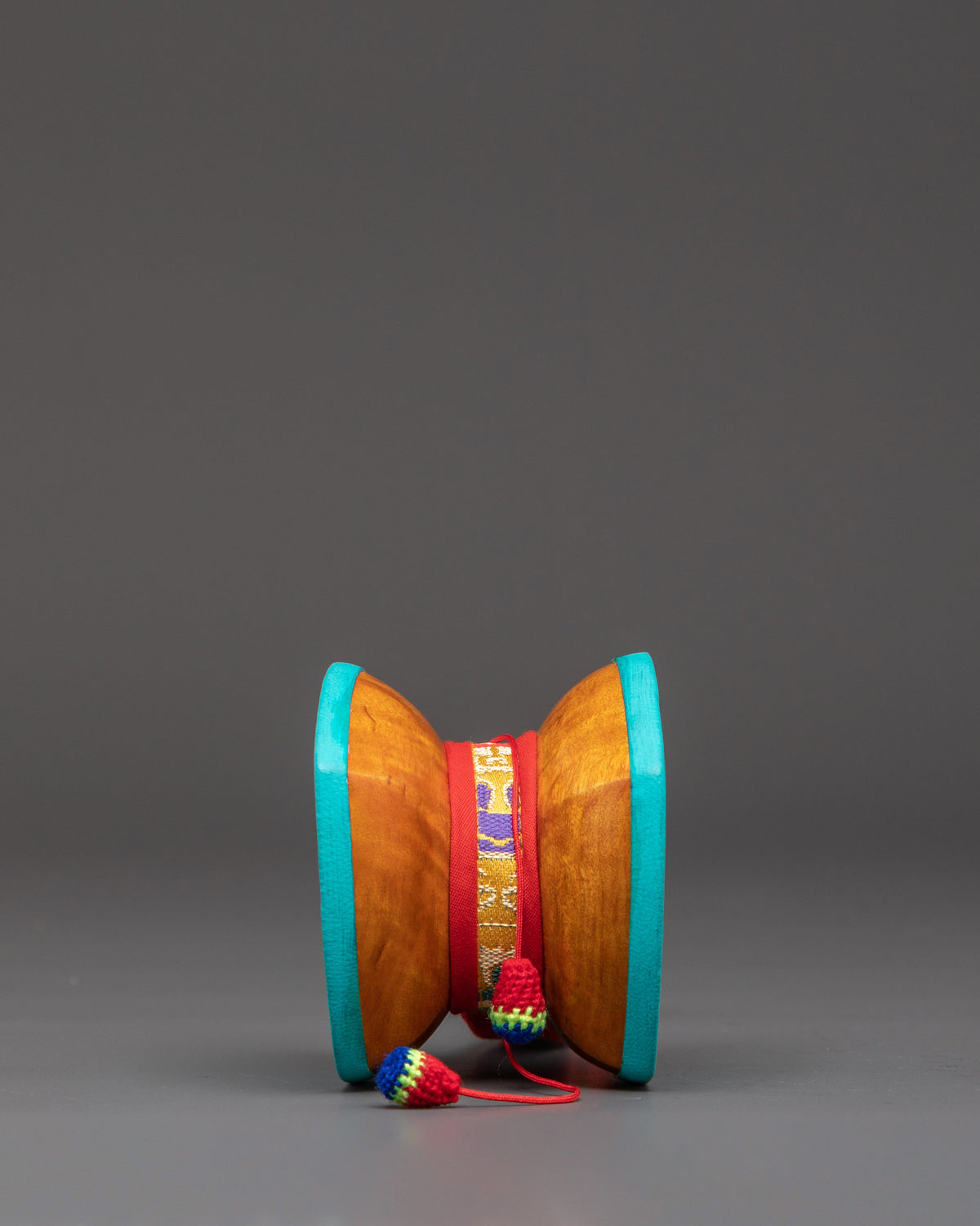 Handmade Damaru for Dharma | Buddhist Spiritual Instrument