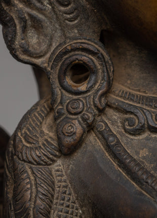 Naga Kanya Hindu Goddess Statue | Elegant Hindu Decor for Blessings and Peace
