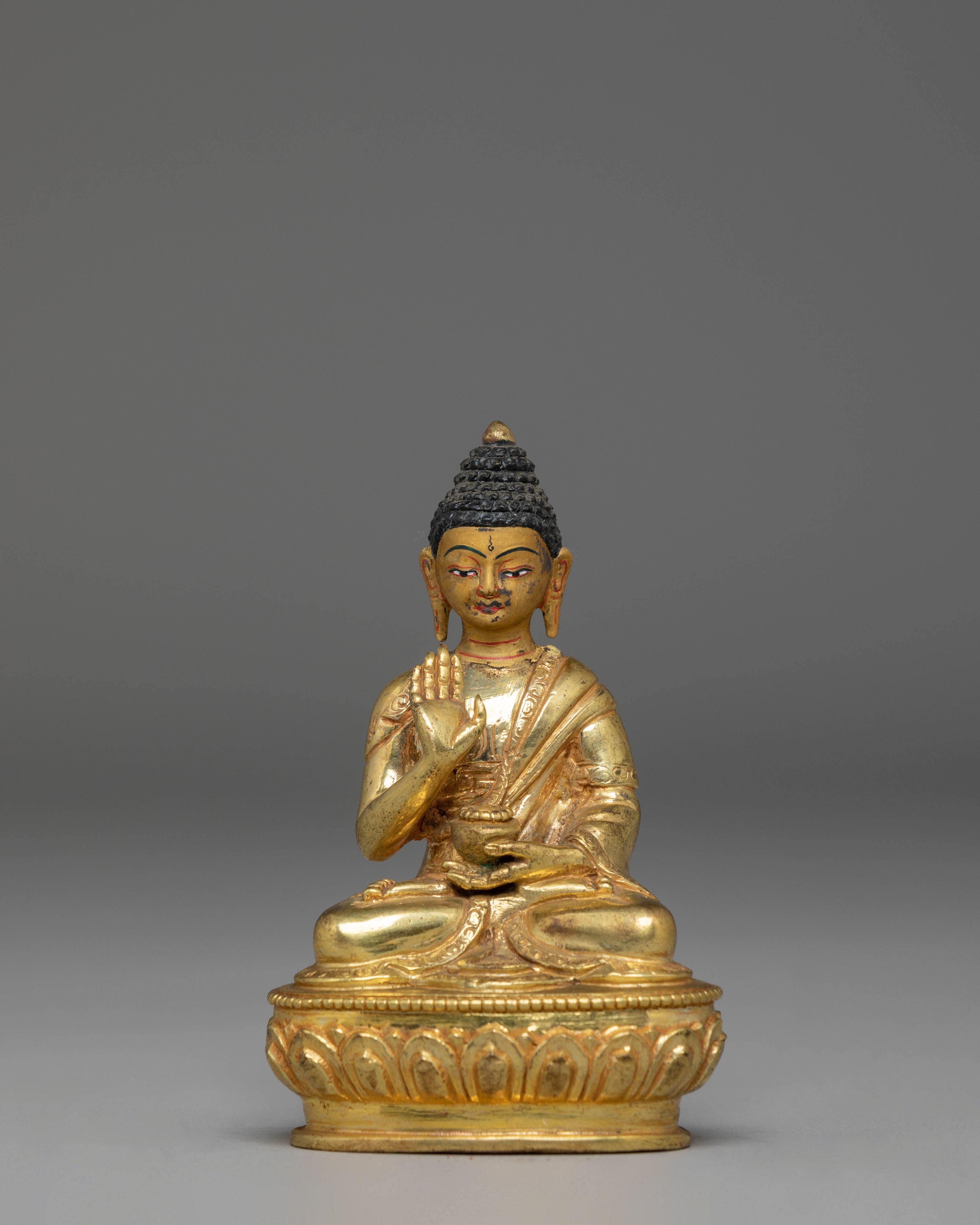 Copper Statue of Amogasiddhi Buddha | The Lord of Karma